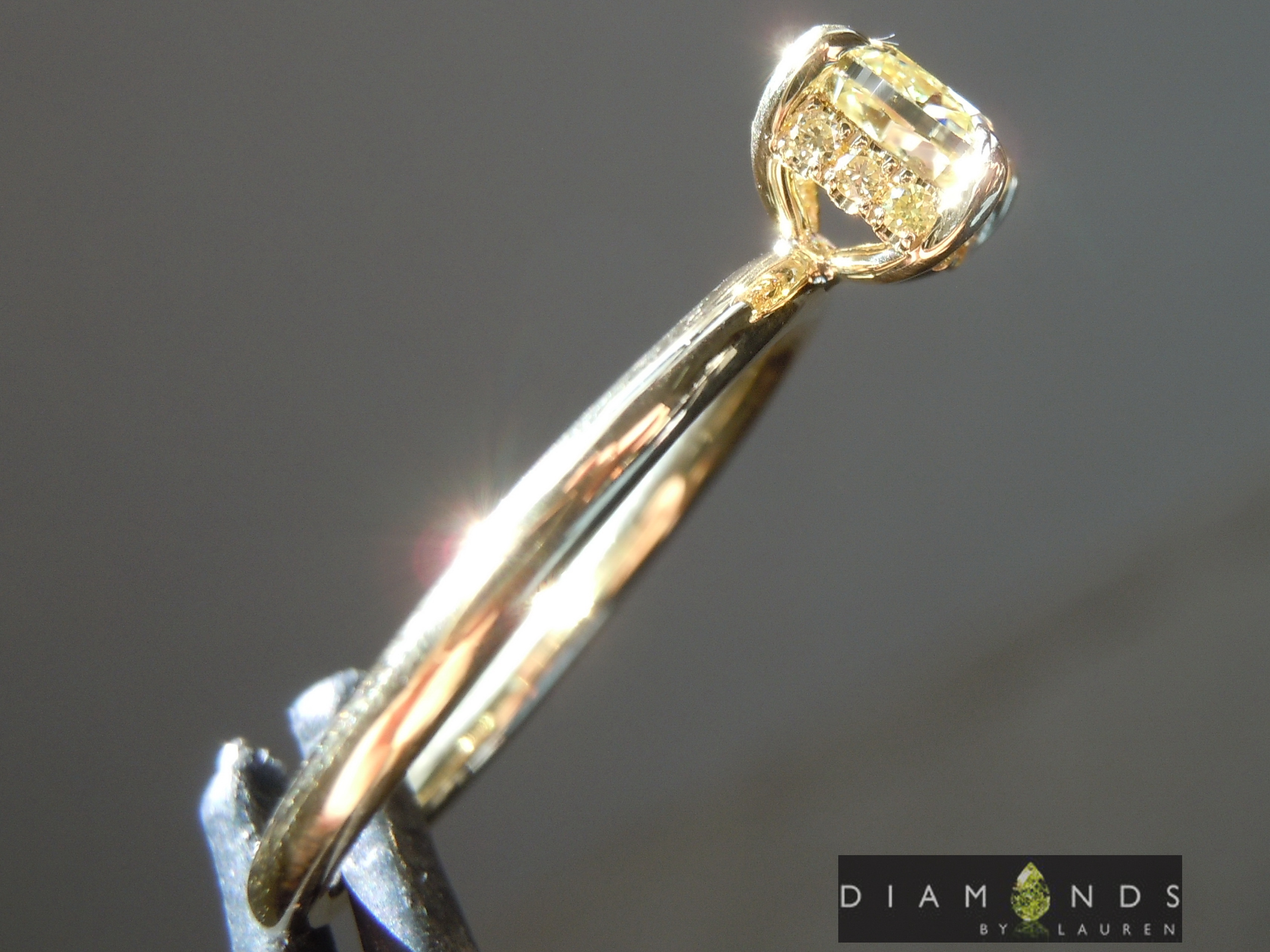 canary diamond ring