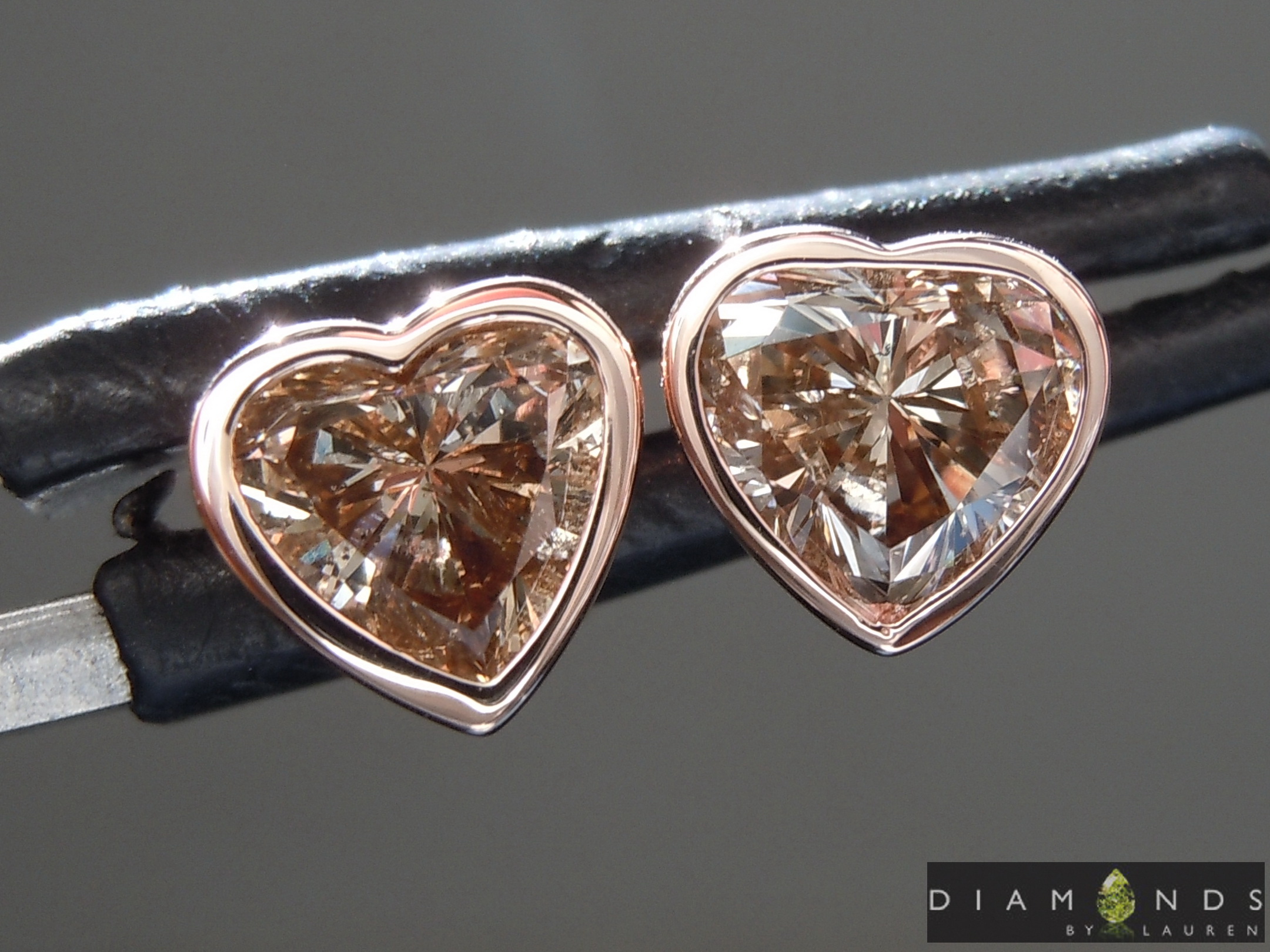 chocolate diamond earrings