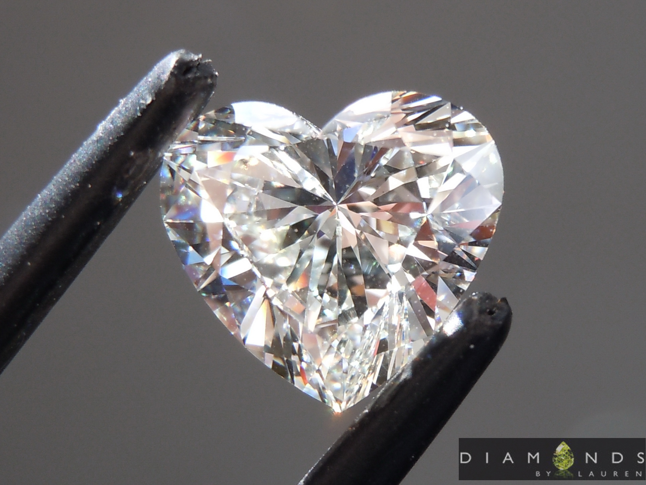 3.06ct H Heart Shape Lab Grown Diamond R9952