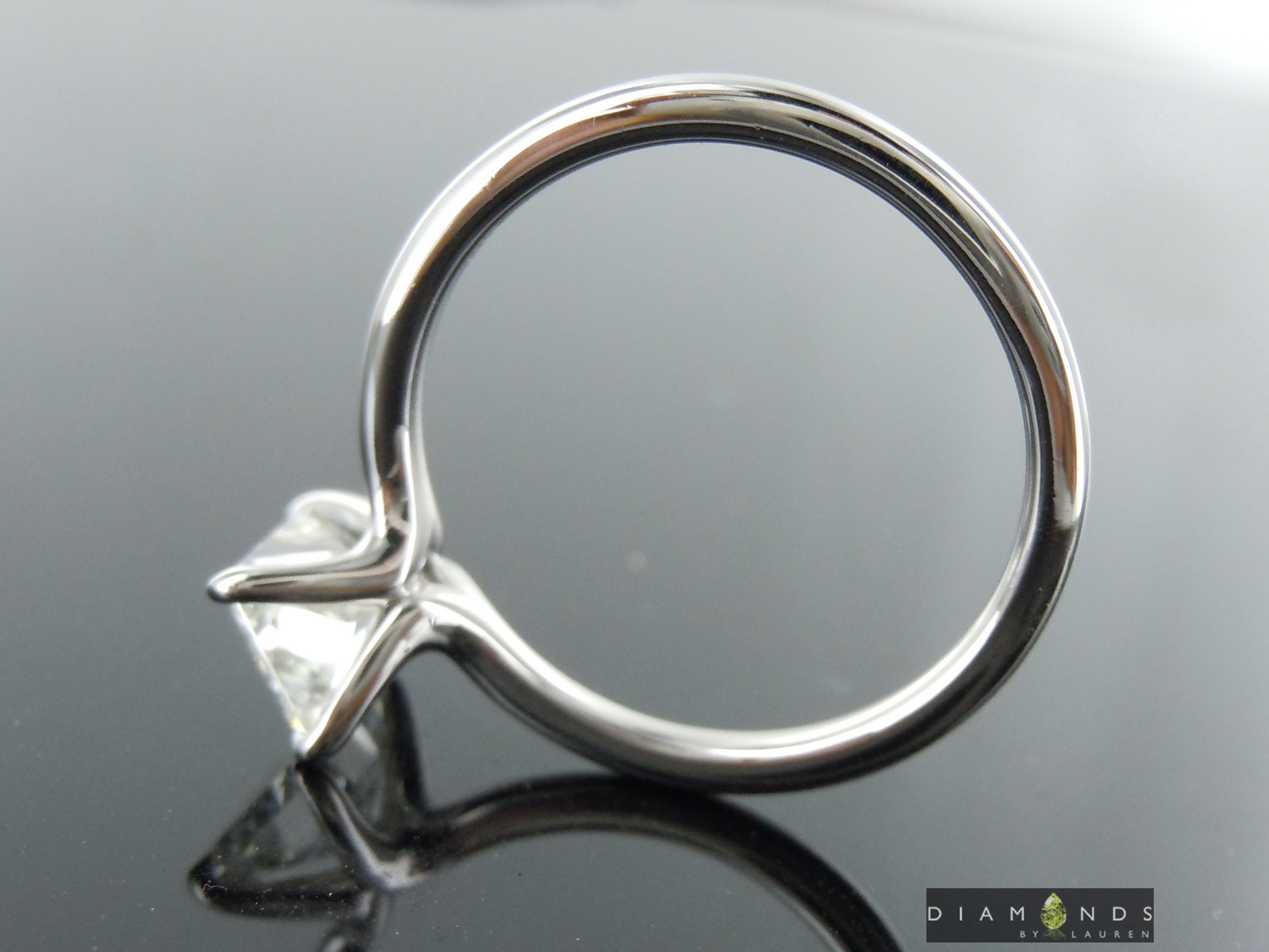natural coloress diamond ring