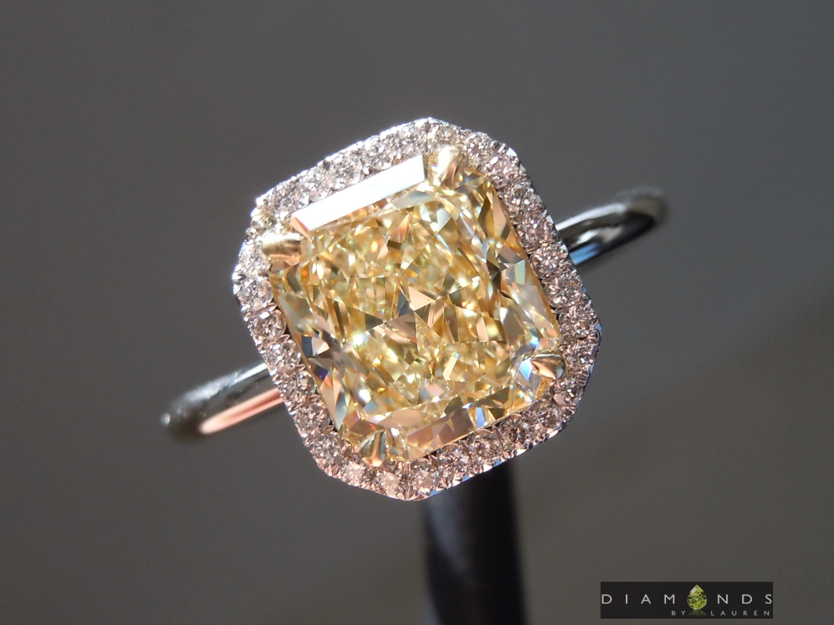 yellow diamond ring
