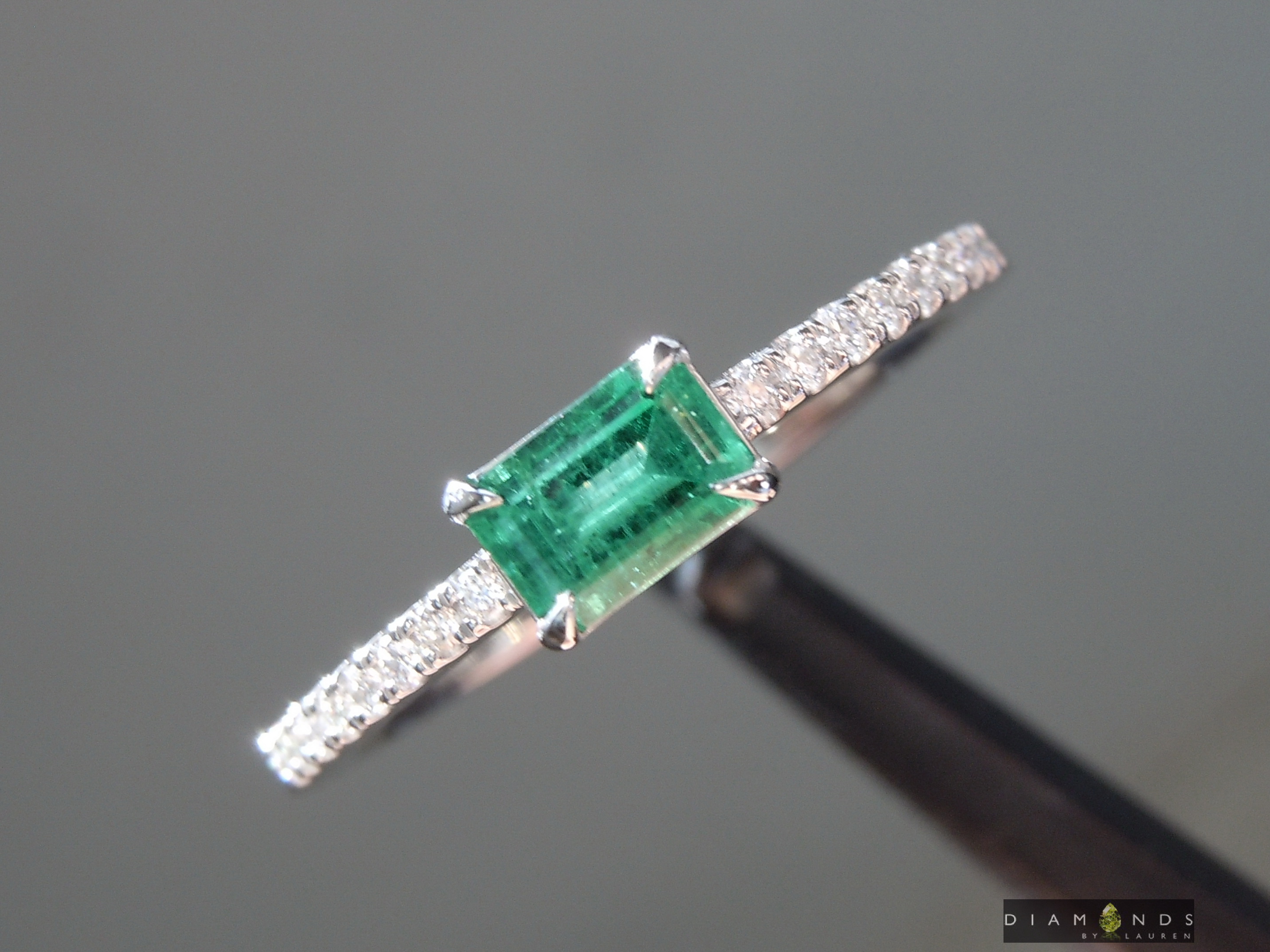 african emerald ring