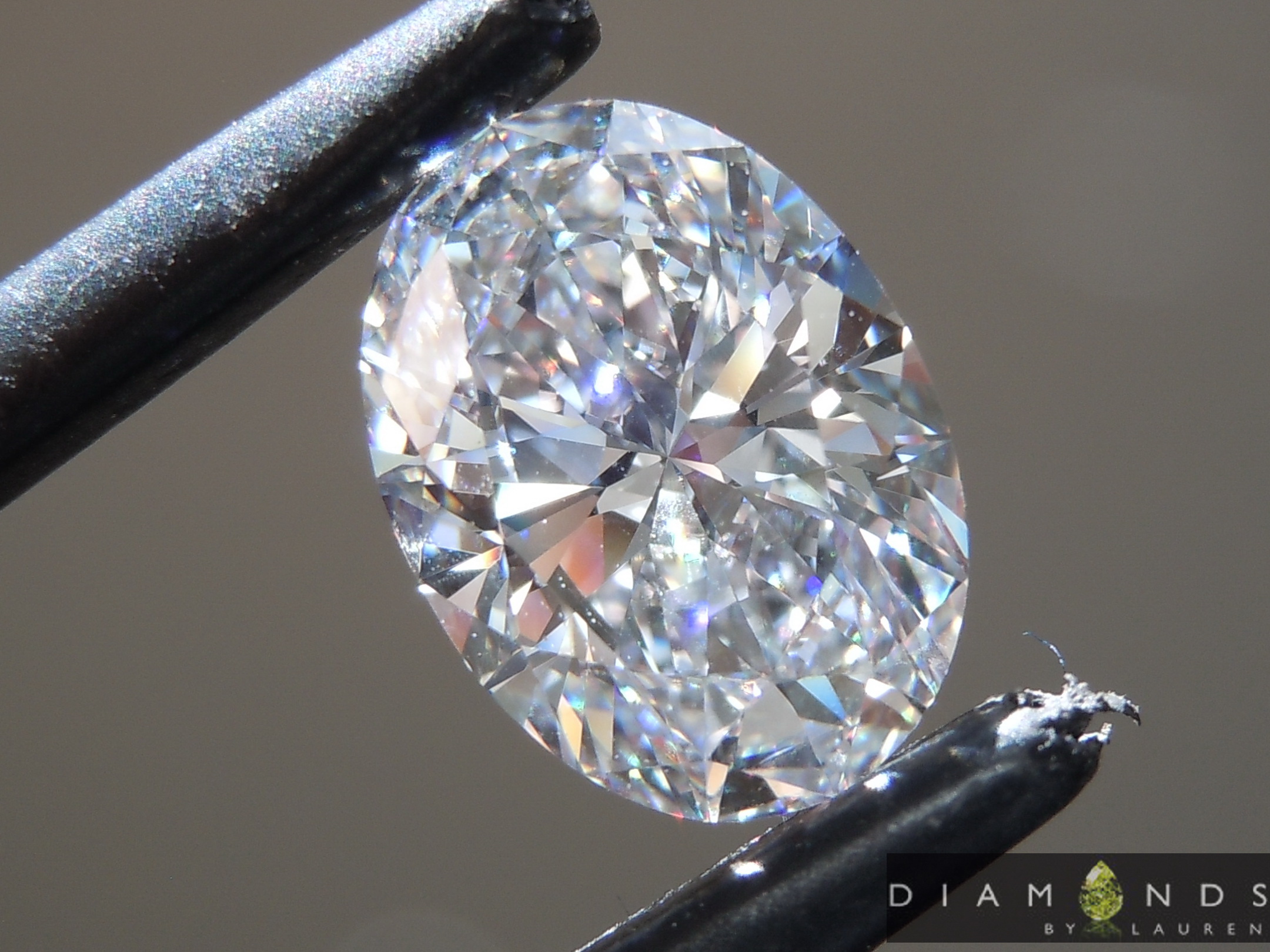 2.23ct E VVS1 Oval Lab Grown Diamond