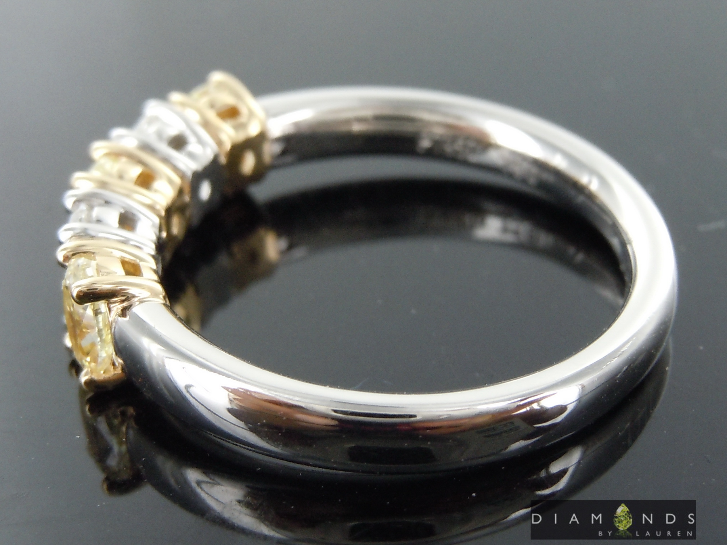 colorless diamond ring