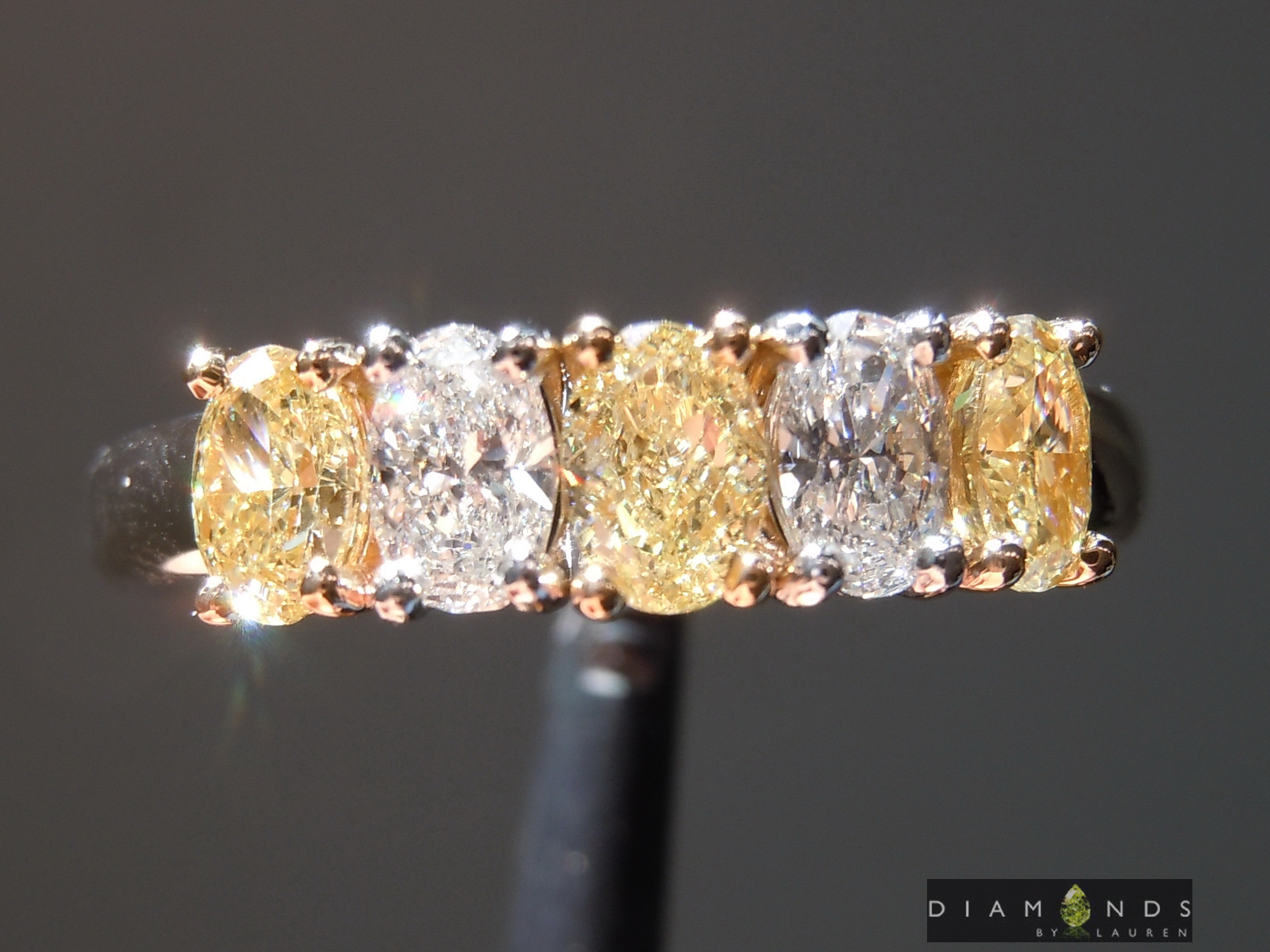 colorless diamond ring
