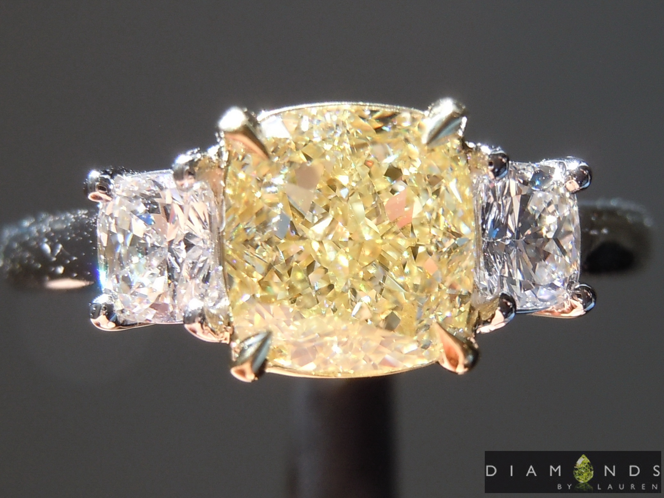 yellow diamond ring