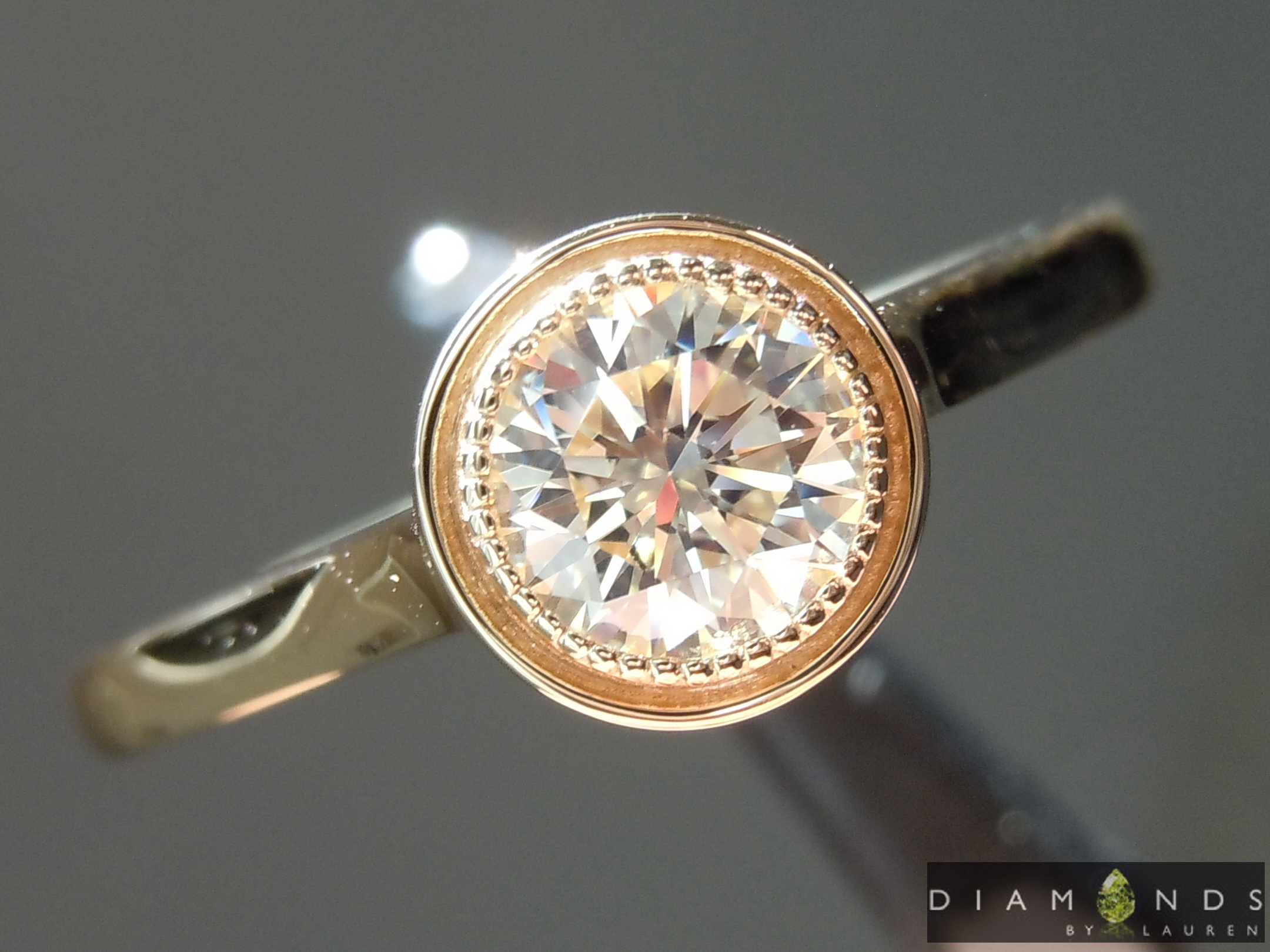 near colorless diamond ring