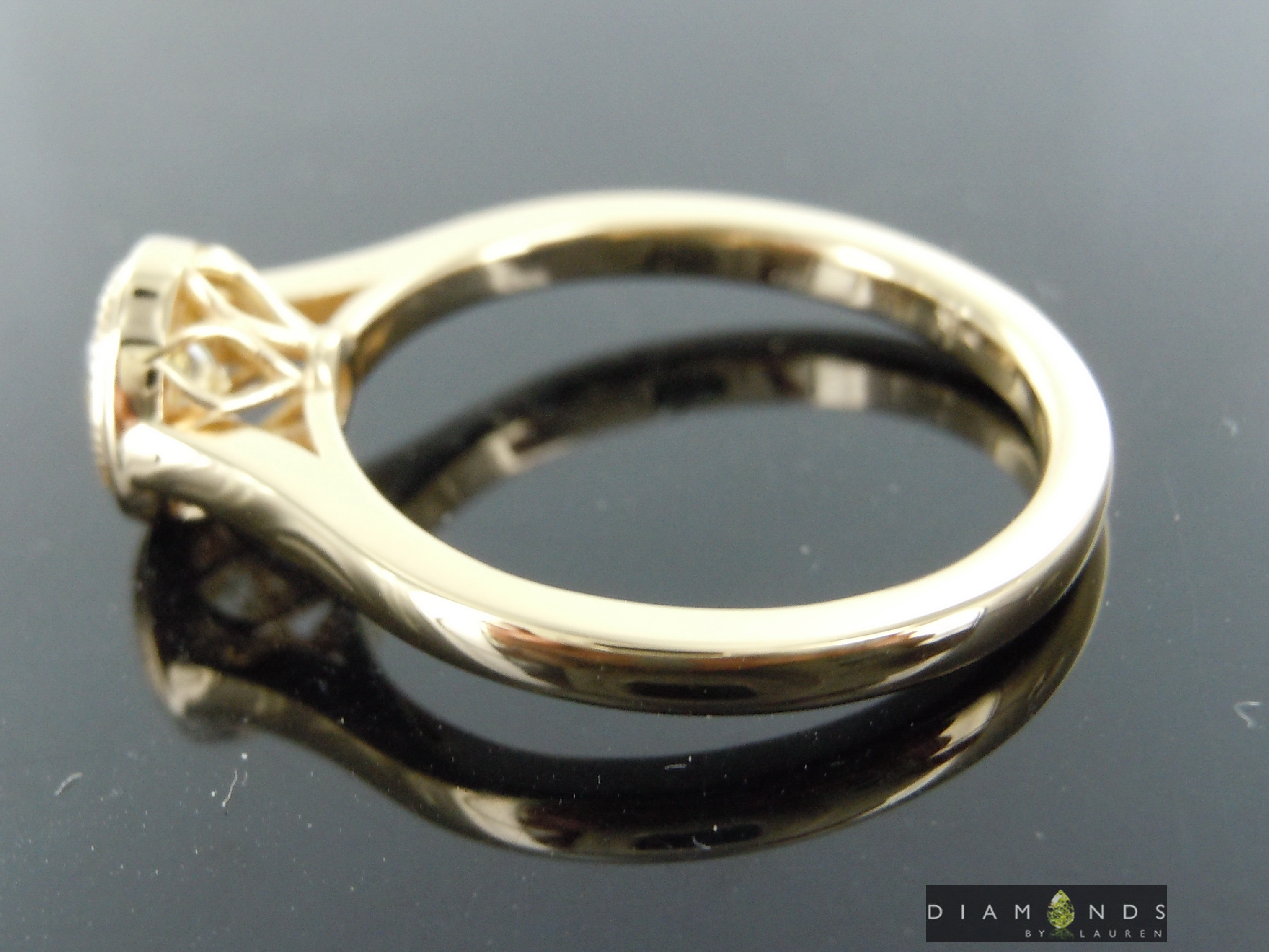 natural ivory diamond ring