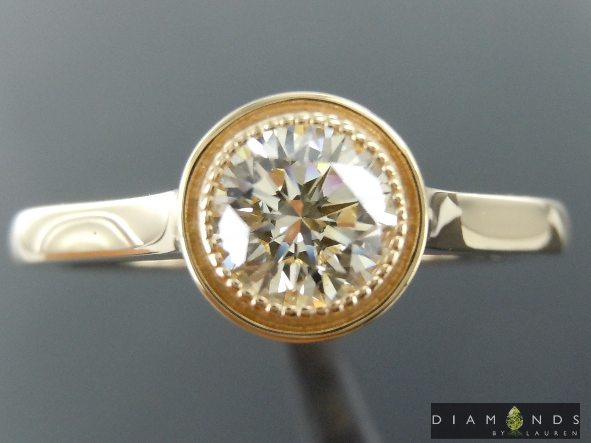 near colorless diamond ring