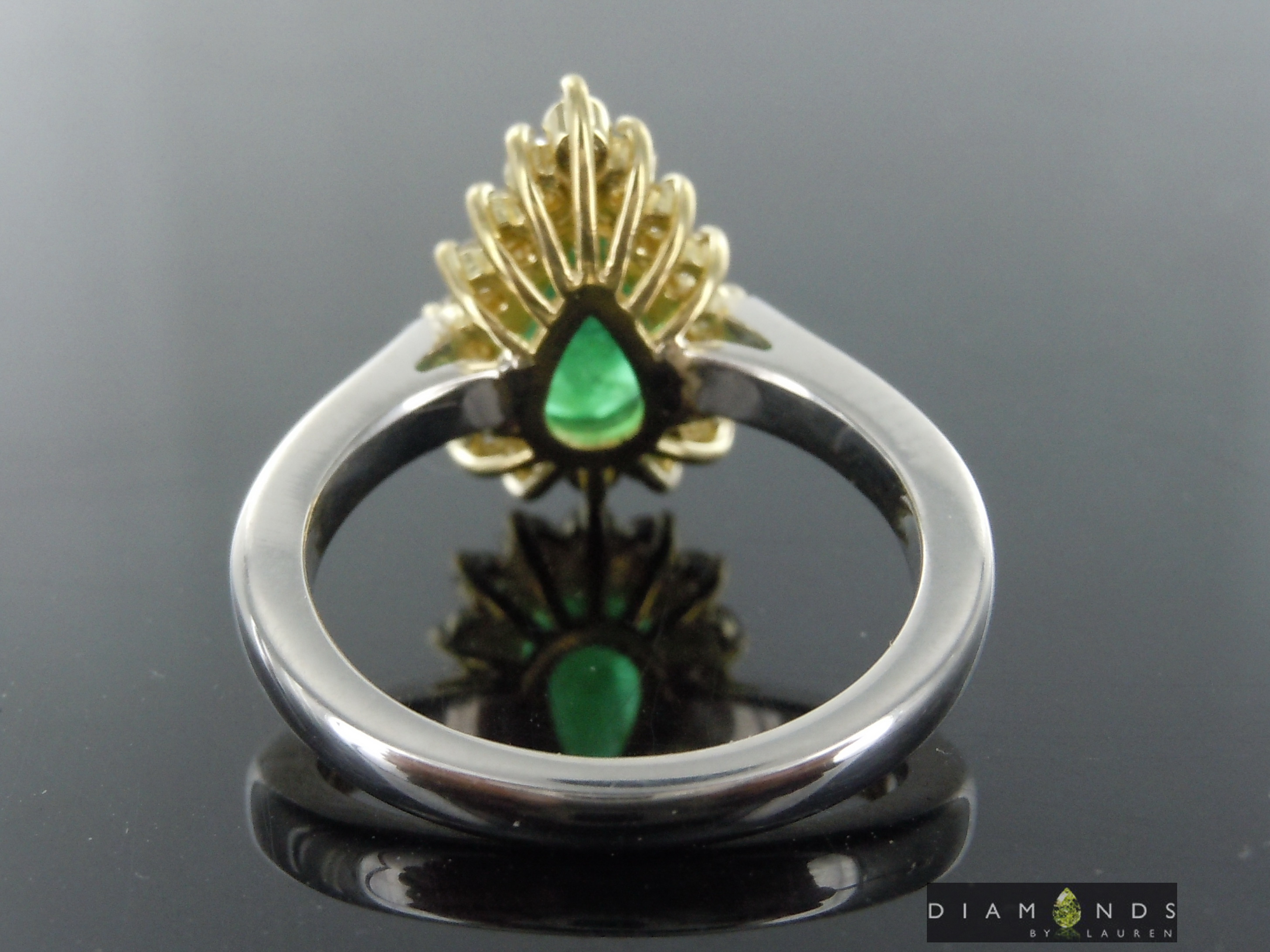 natural emerald ring