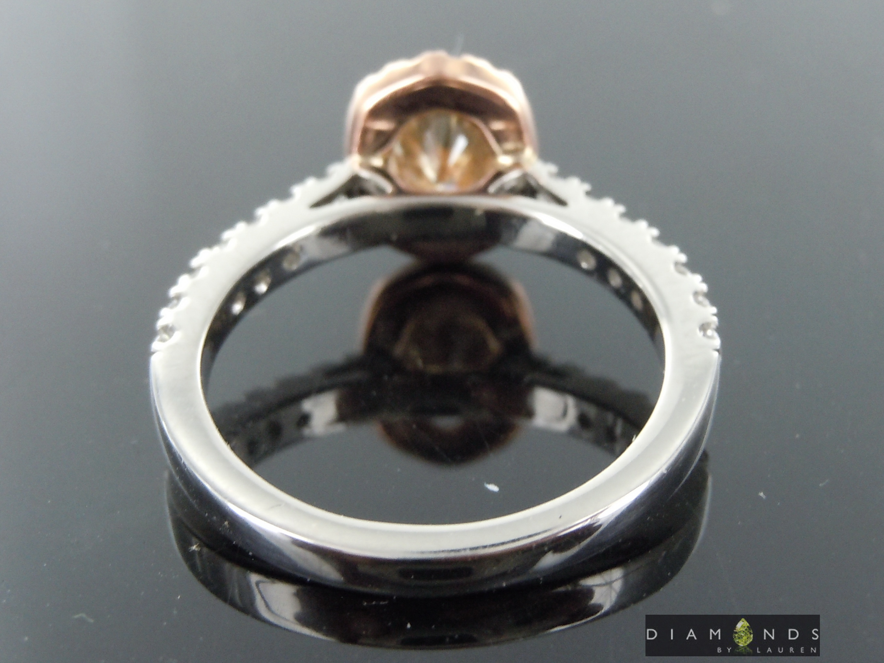 brown diamond ring