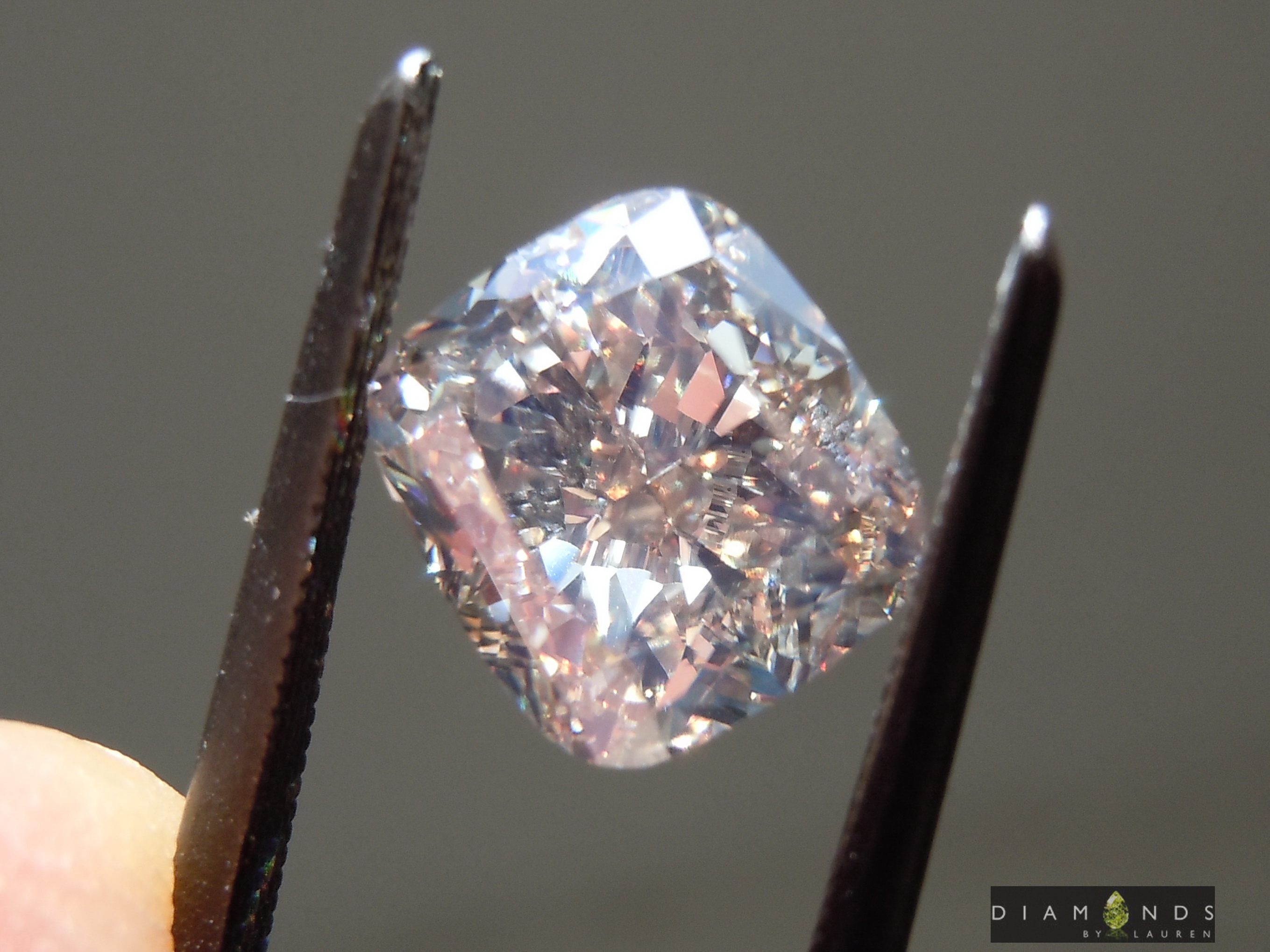 2.50ct Brown VS2 Cushion Cut Diamond