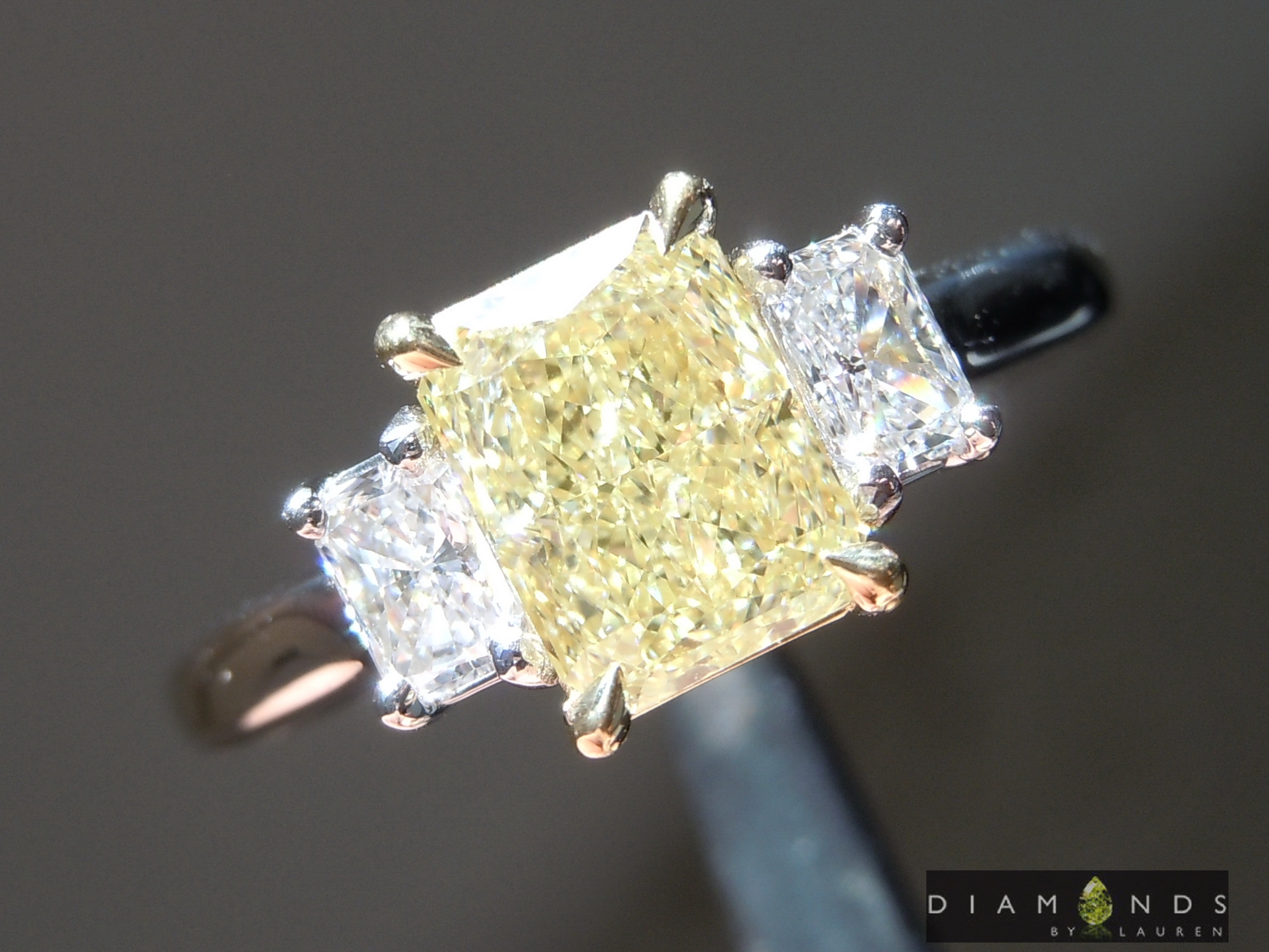yellow diamond ring