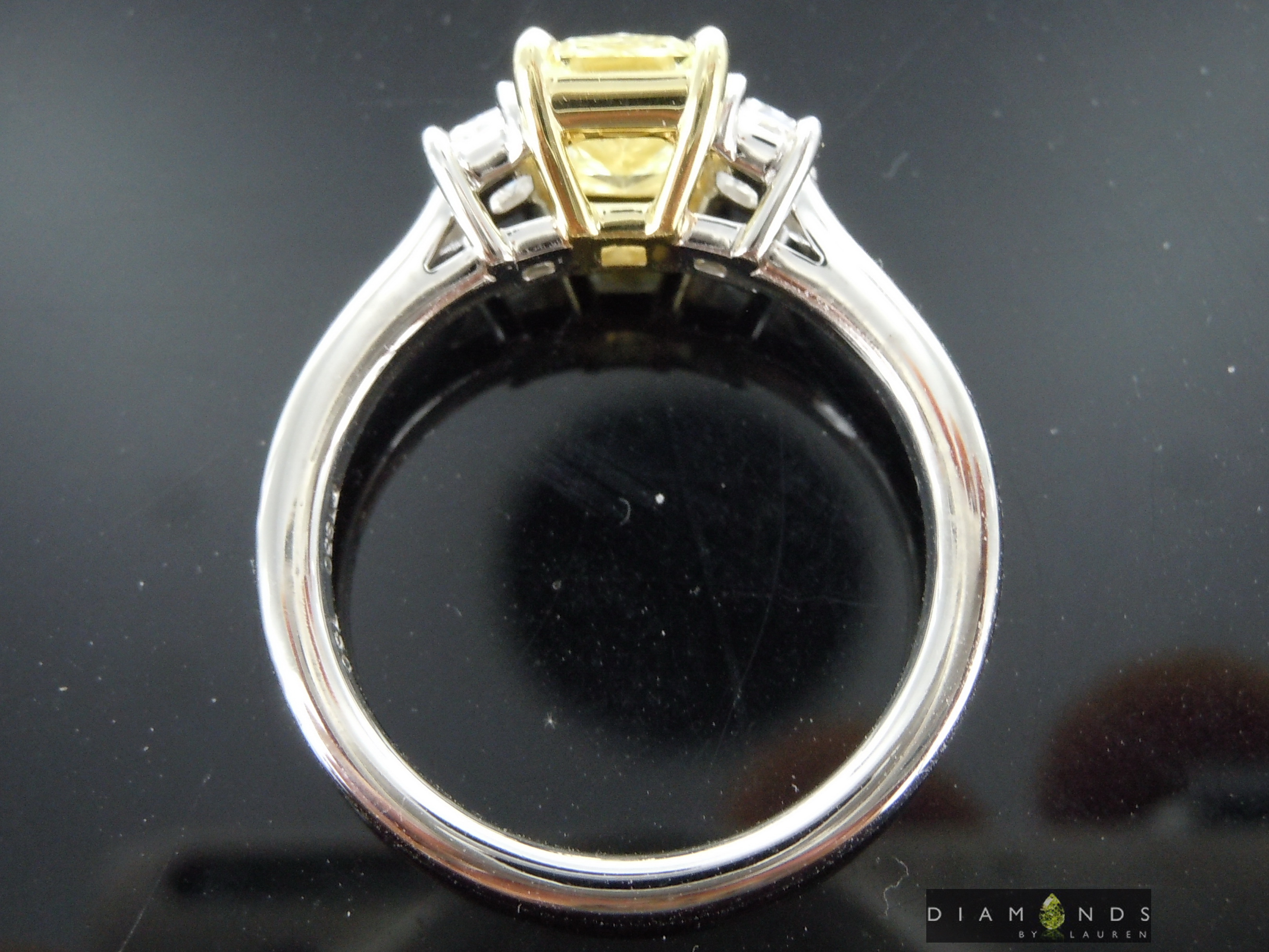 canary diamond ring