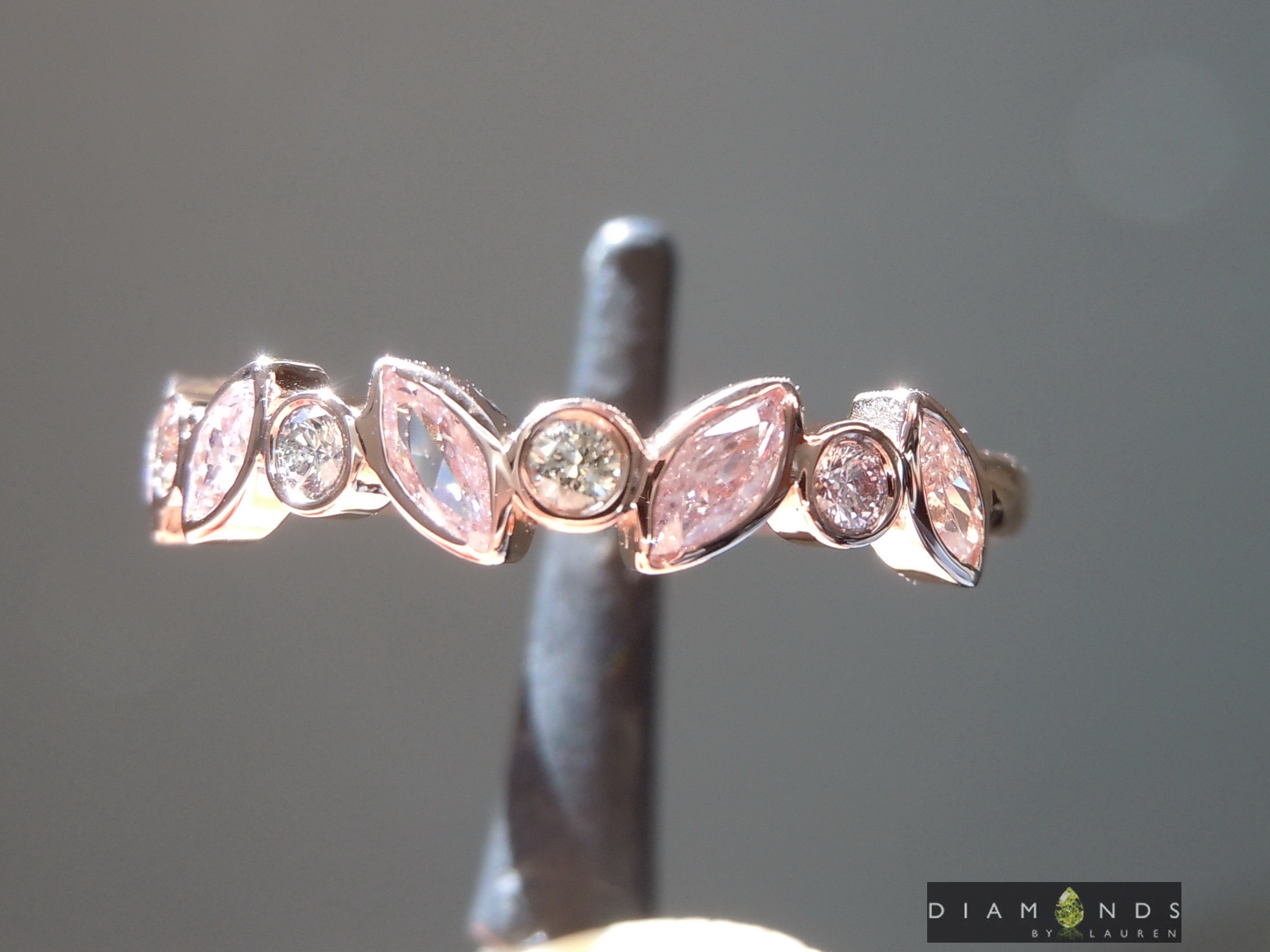 pink diamond ring