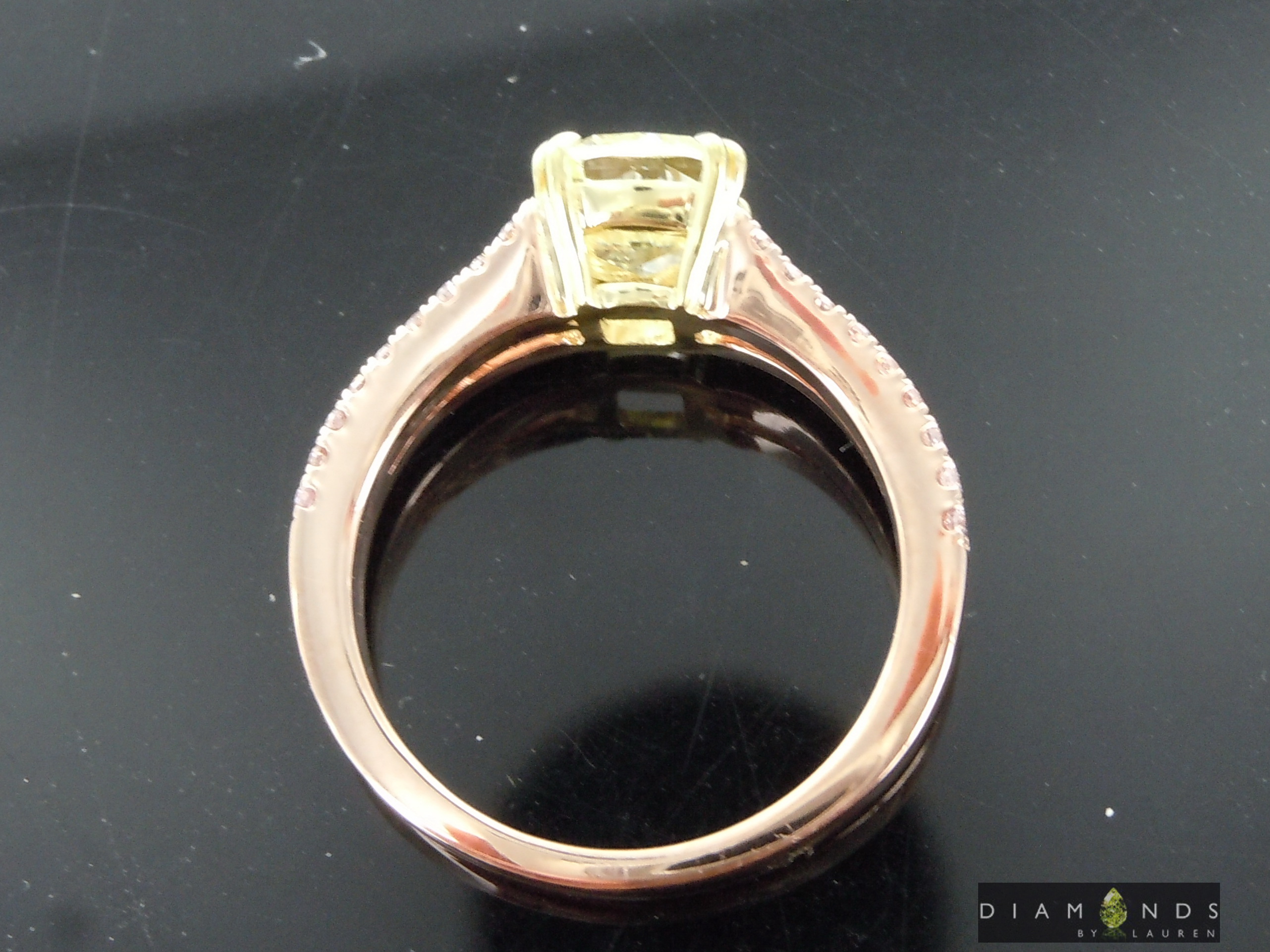 yellow diamond ring