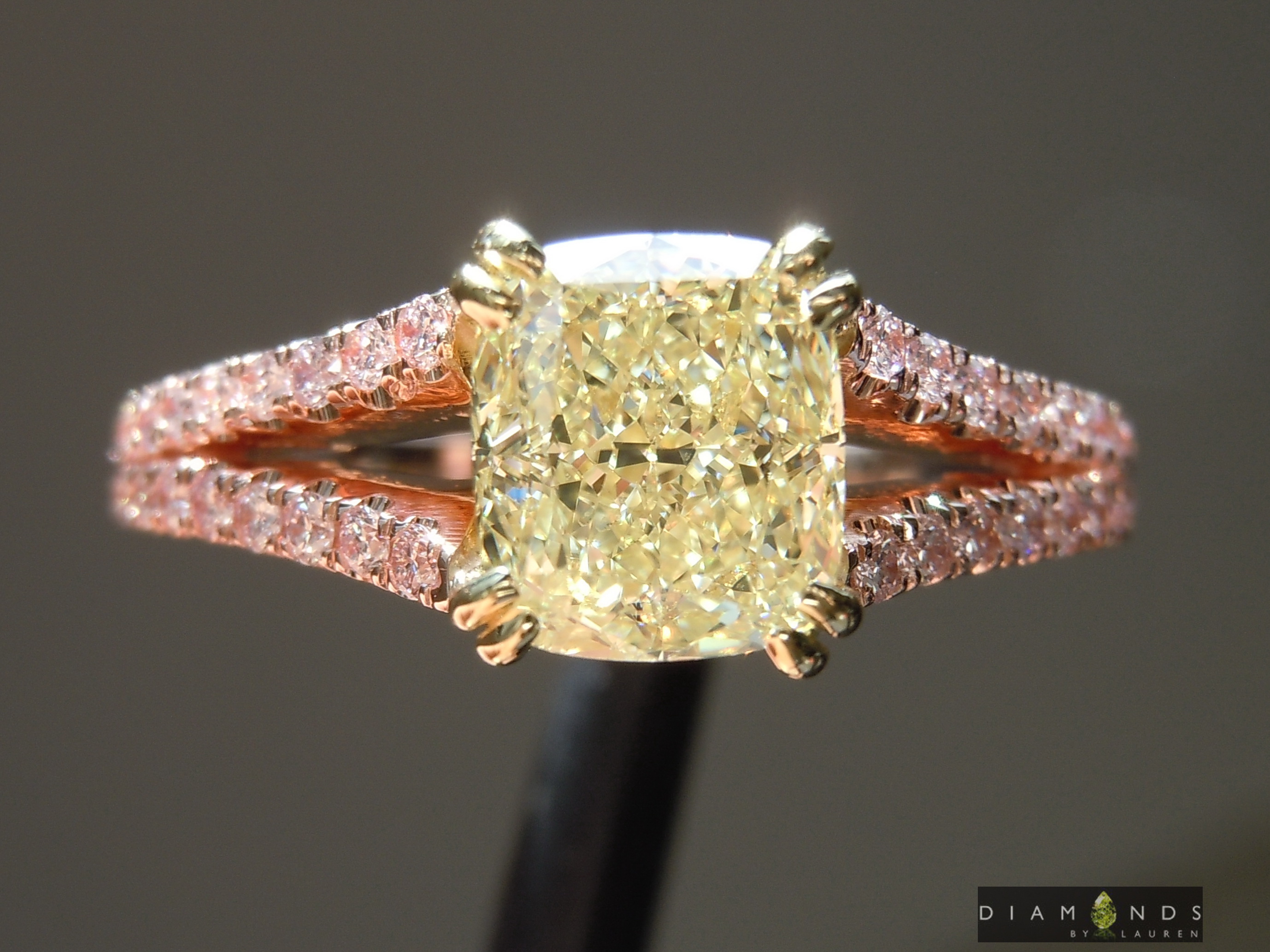 canary diamond ring