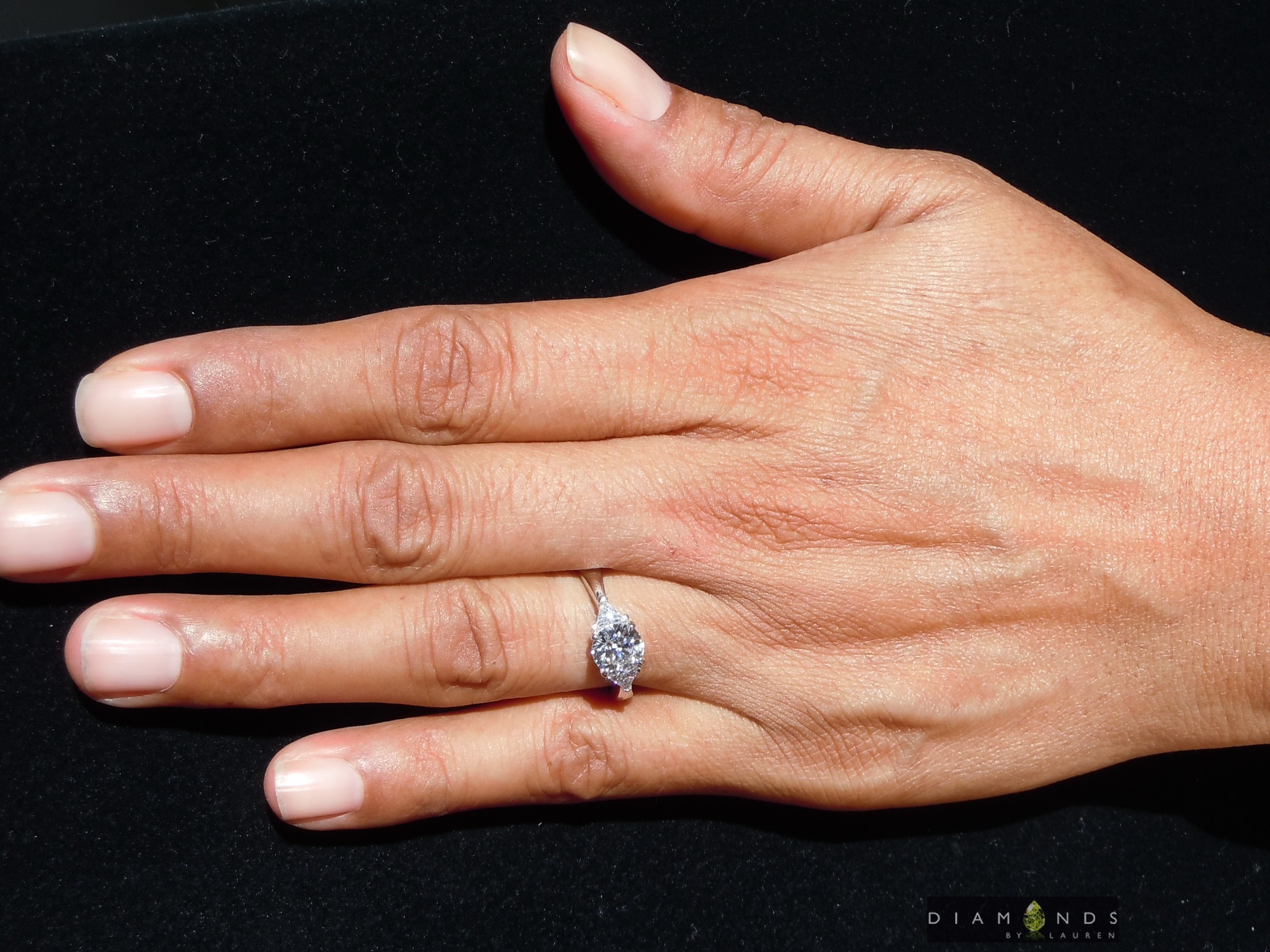 lab diamond ring