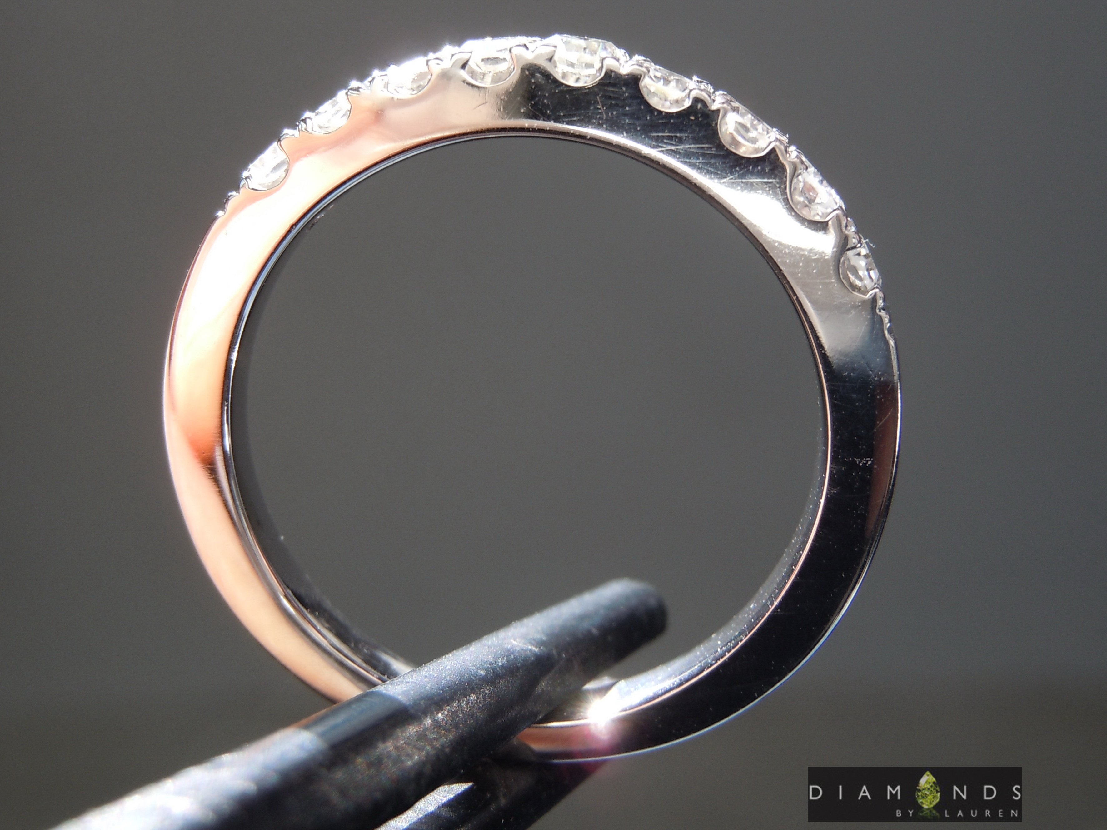 colorless diamond ring