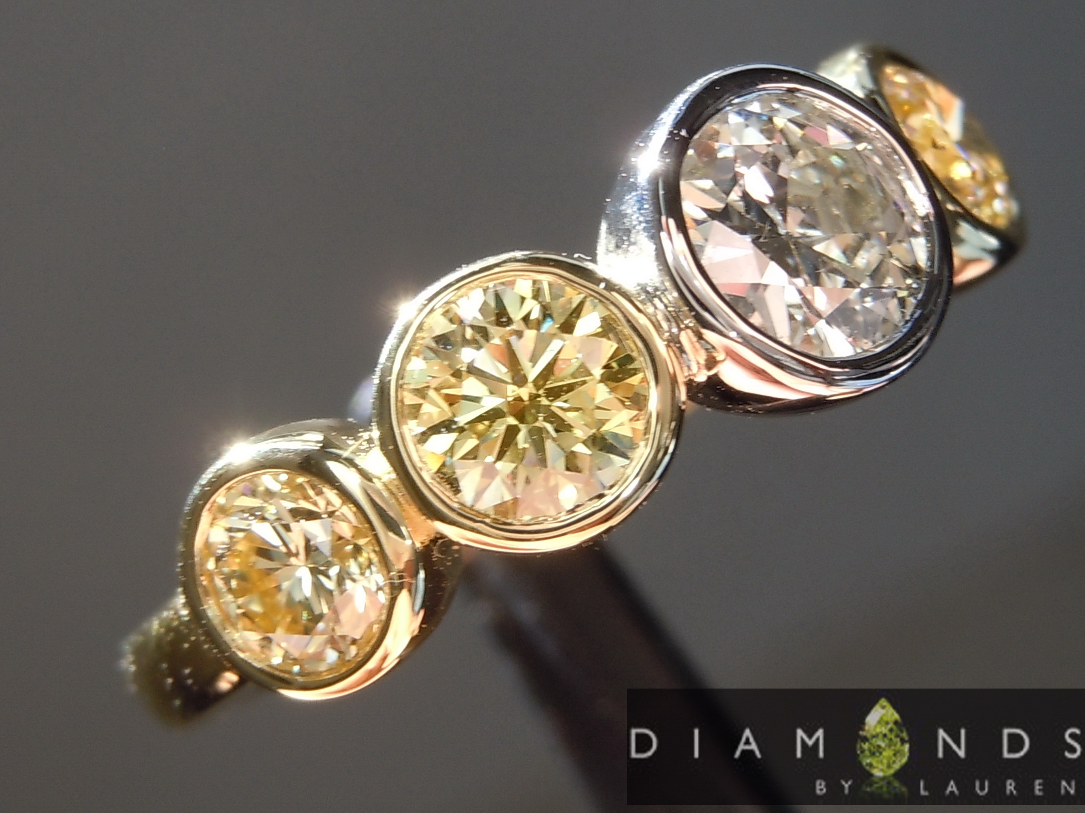 canary diamond ring