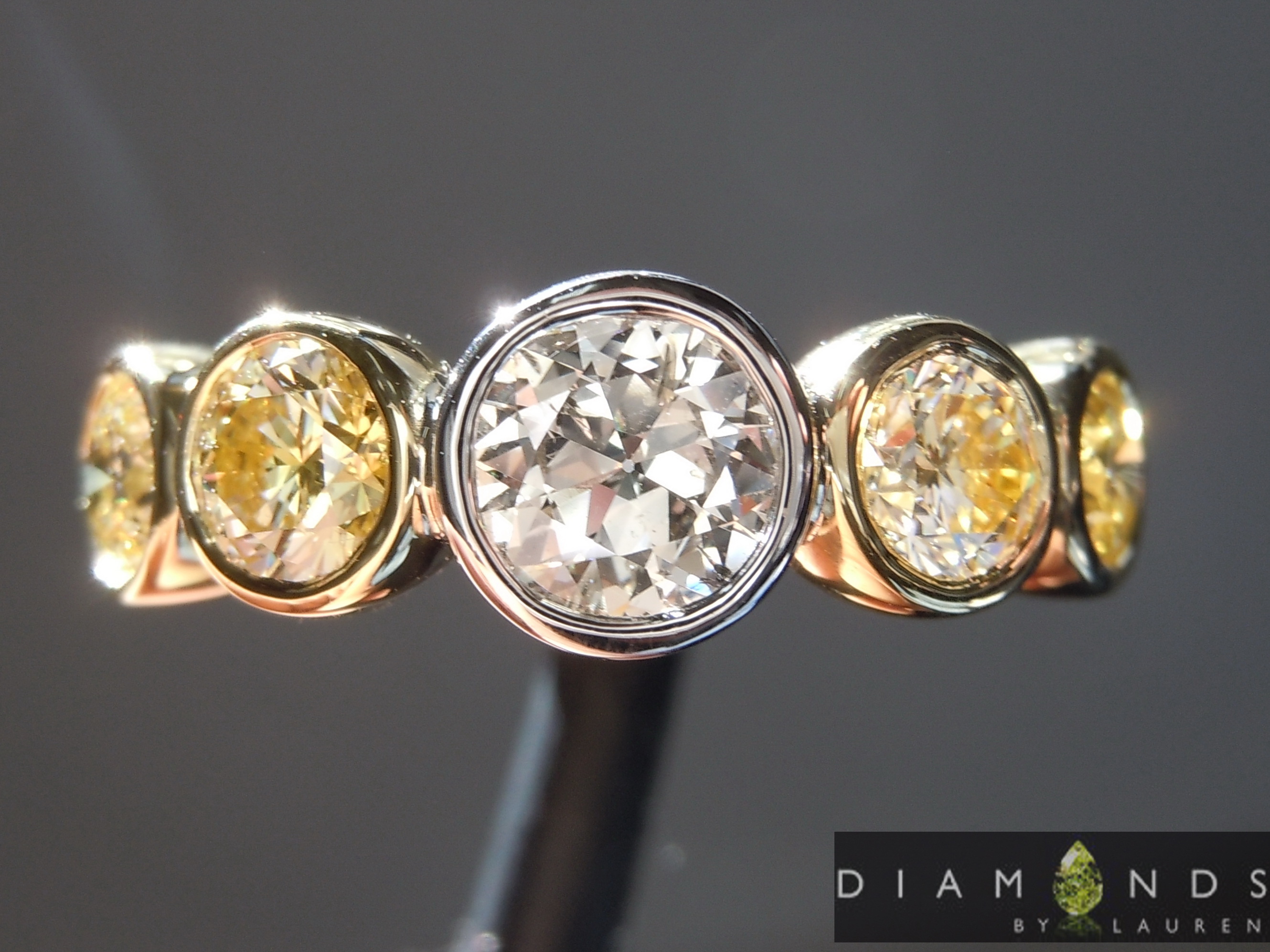 yellow diamond ring