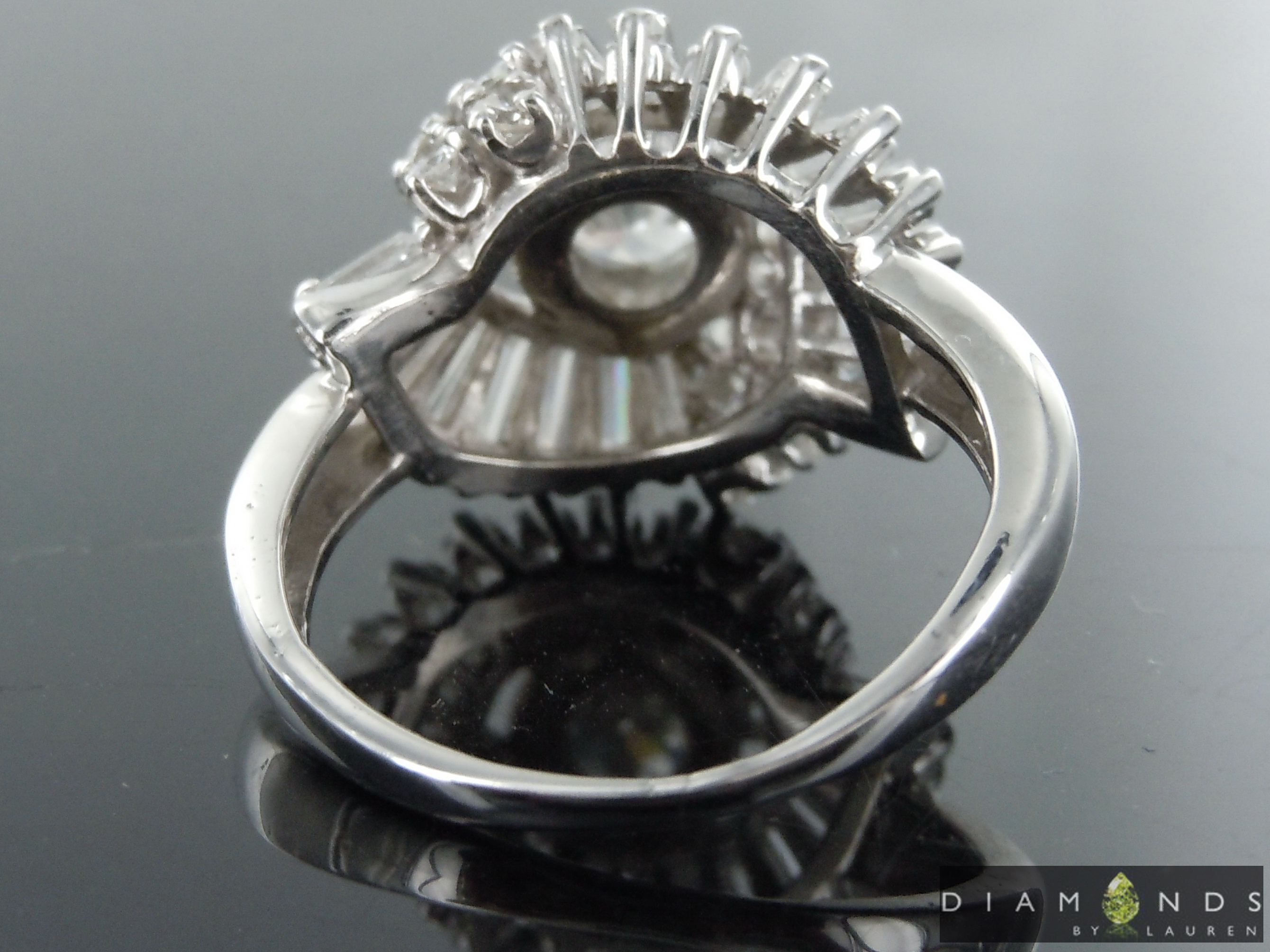 colorless diamond ring