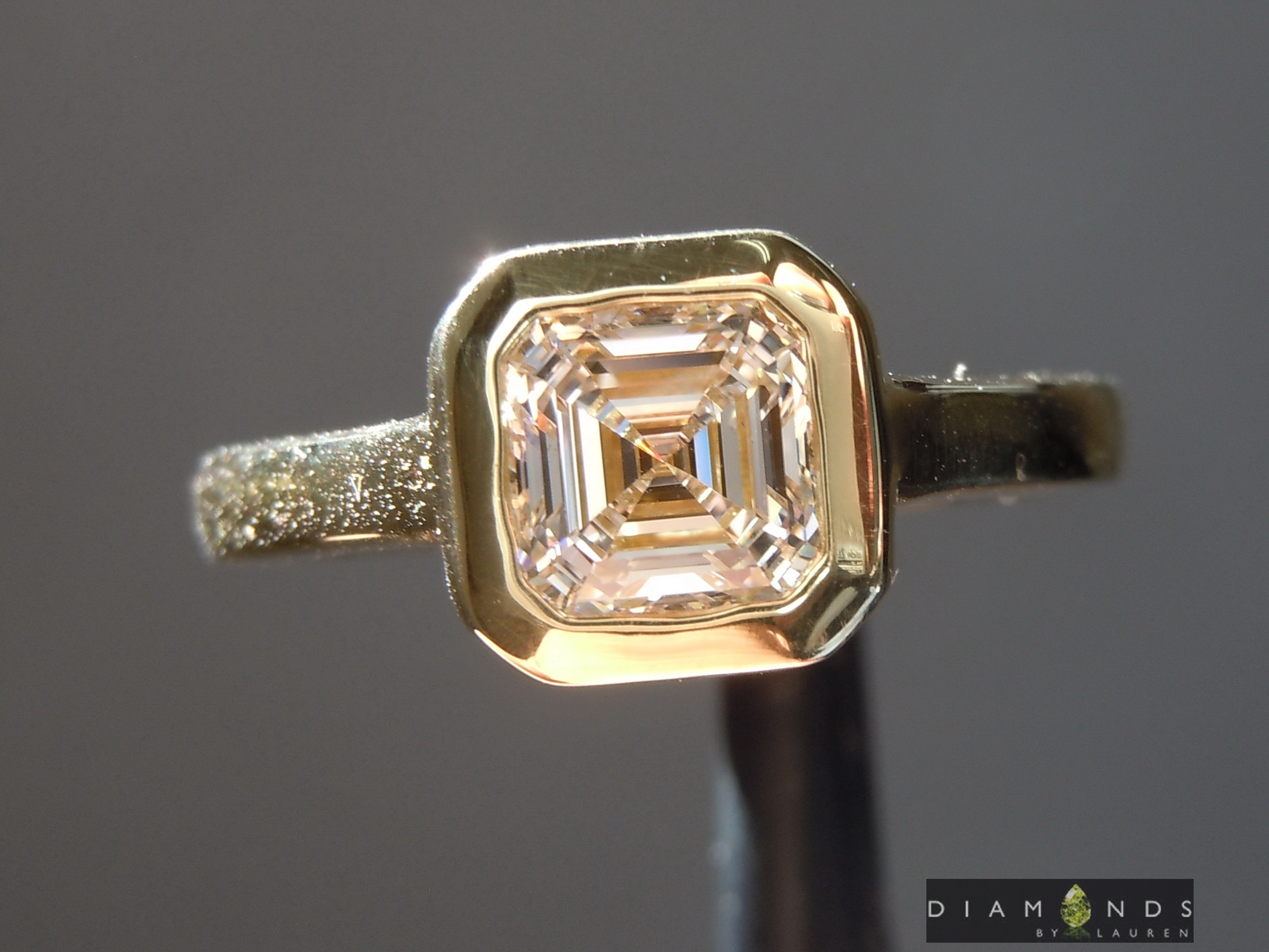 near colorless diamond ring