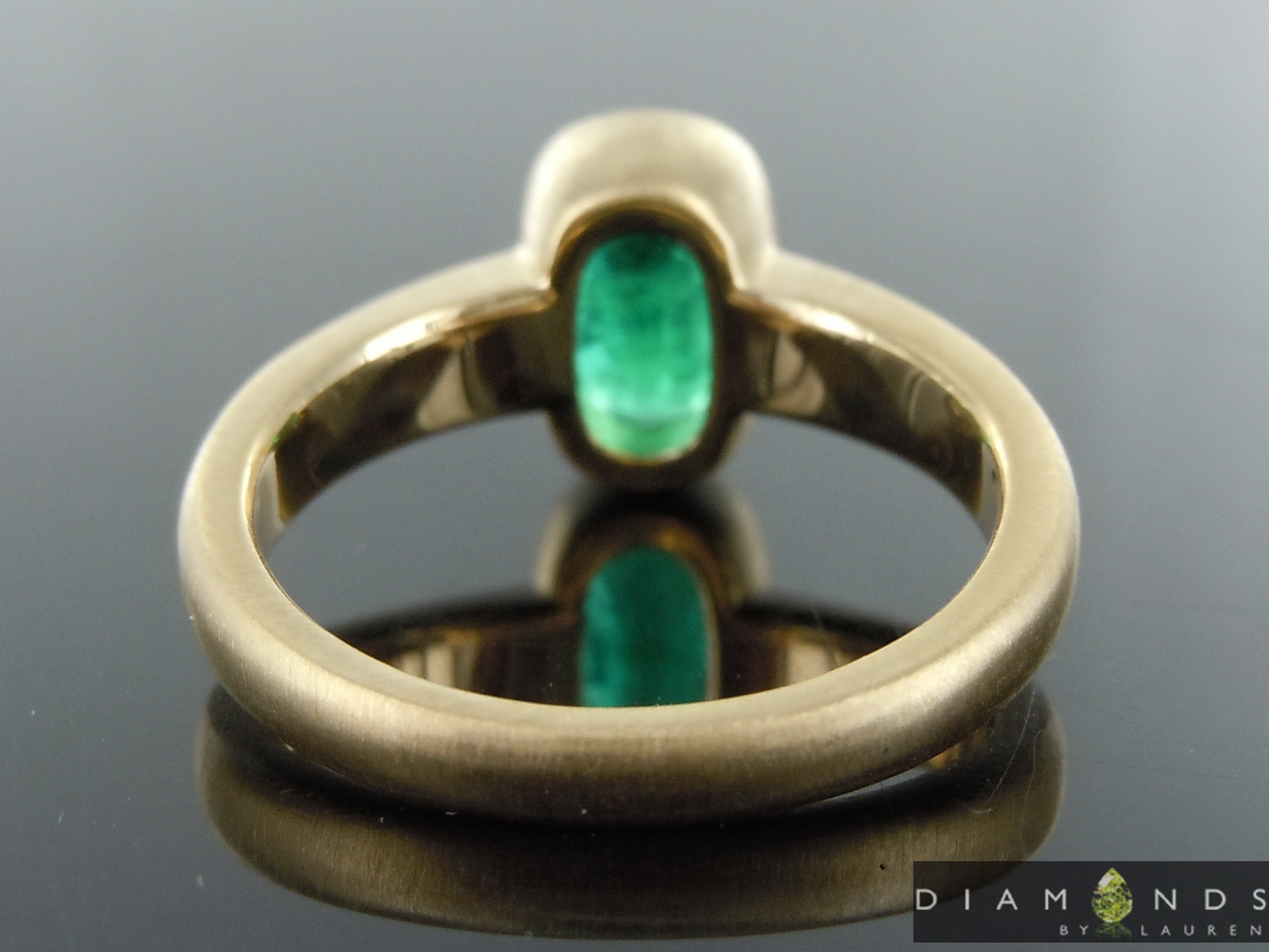 natural emerald ring