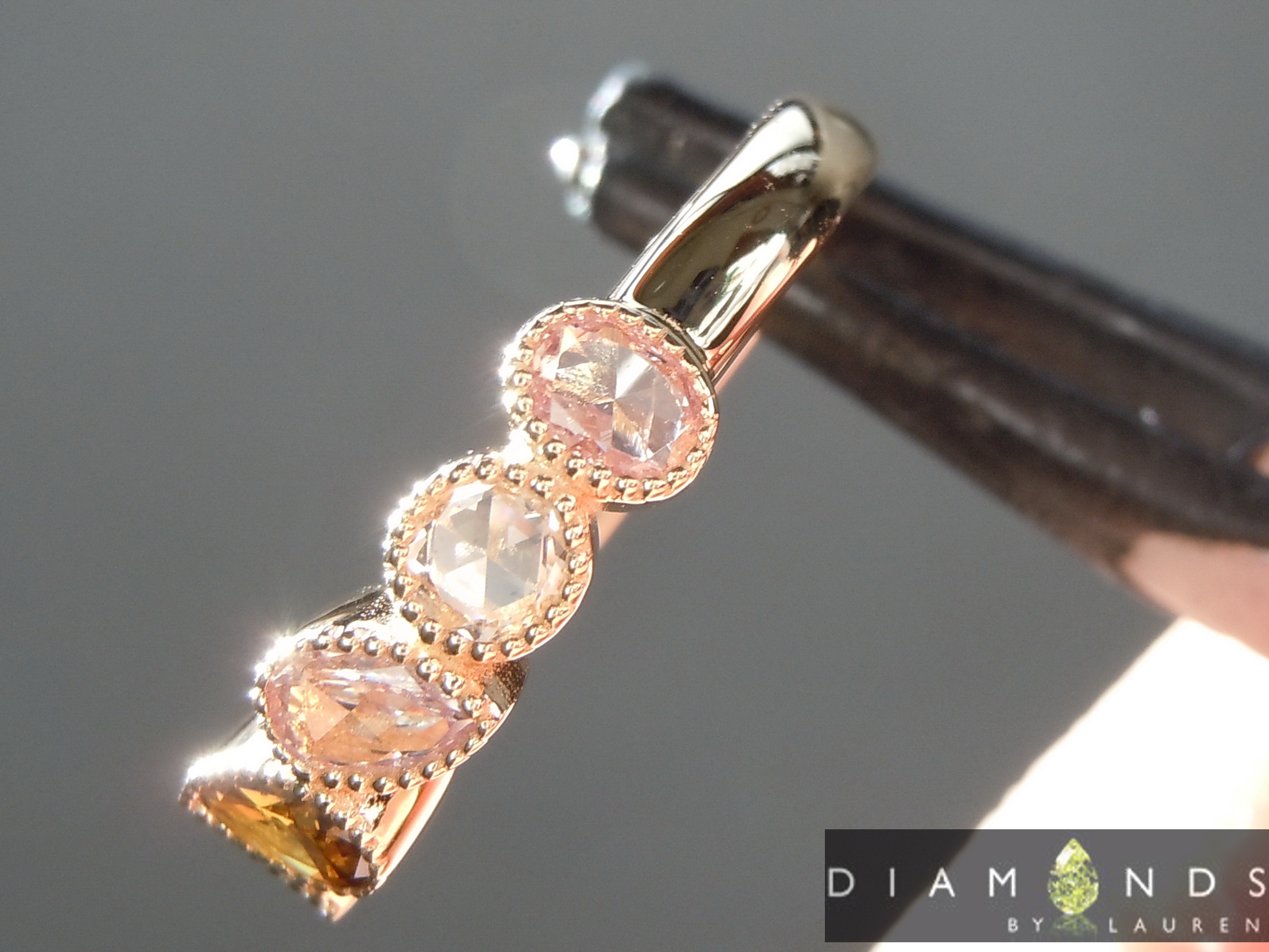 brown diamond ring