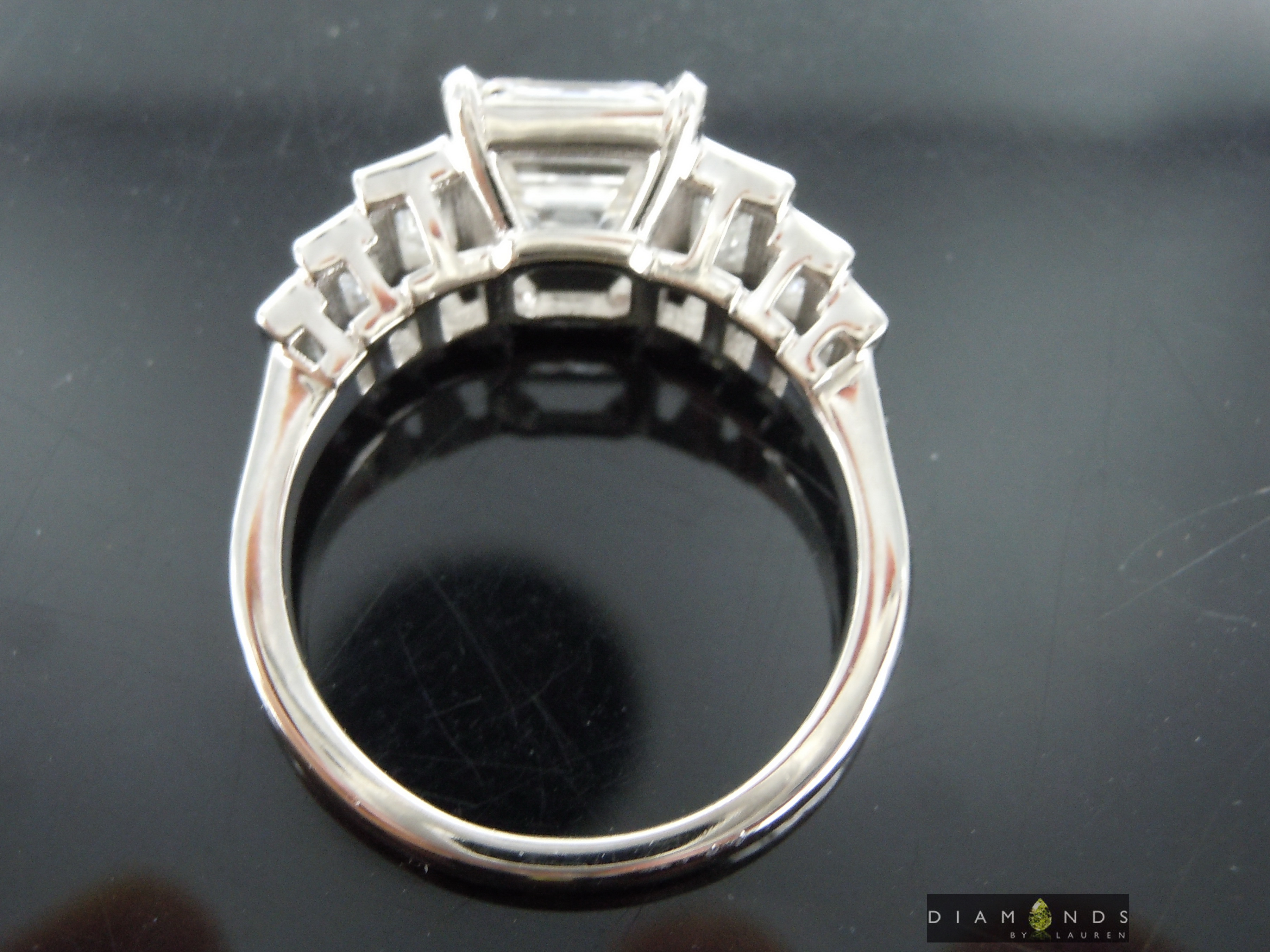 completely colorless diamond ring