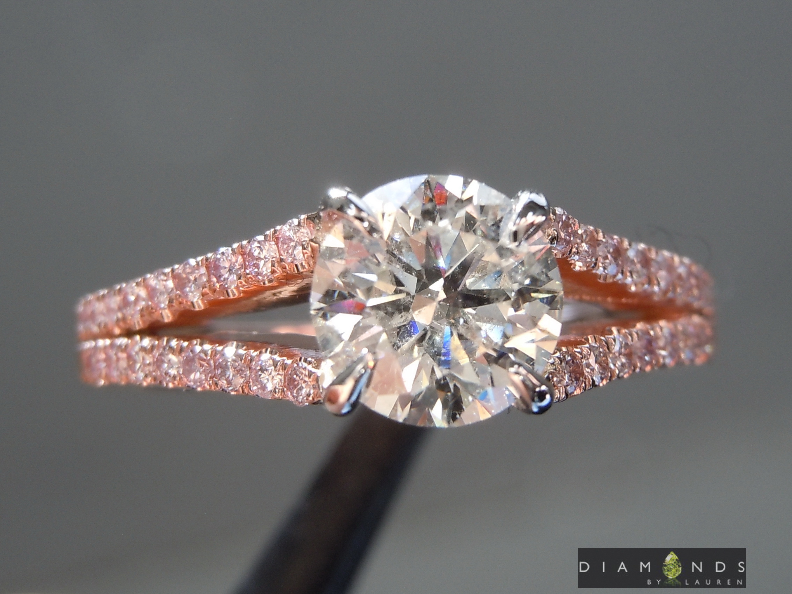 colorless diamond ring