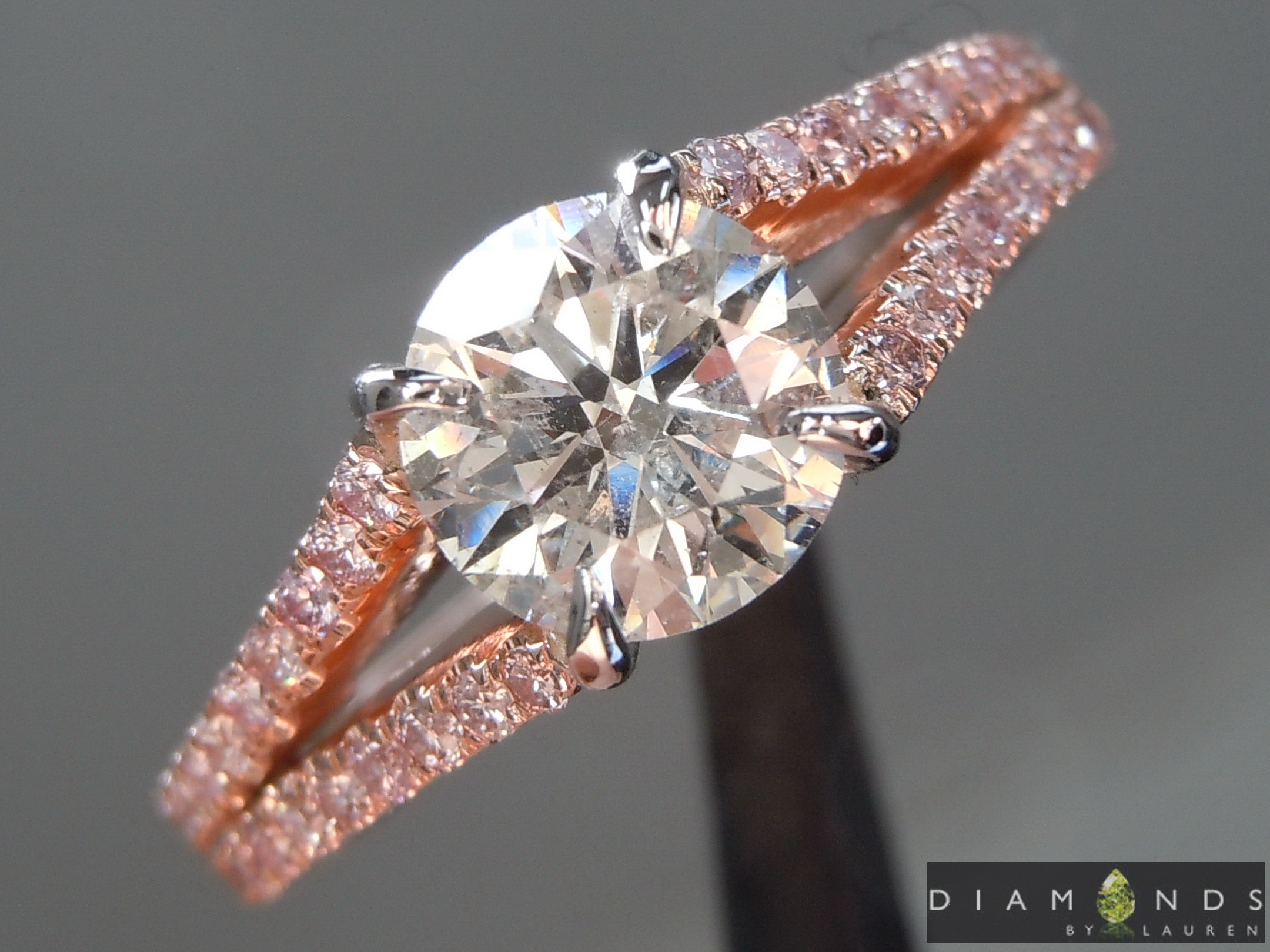 pink diamond ring