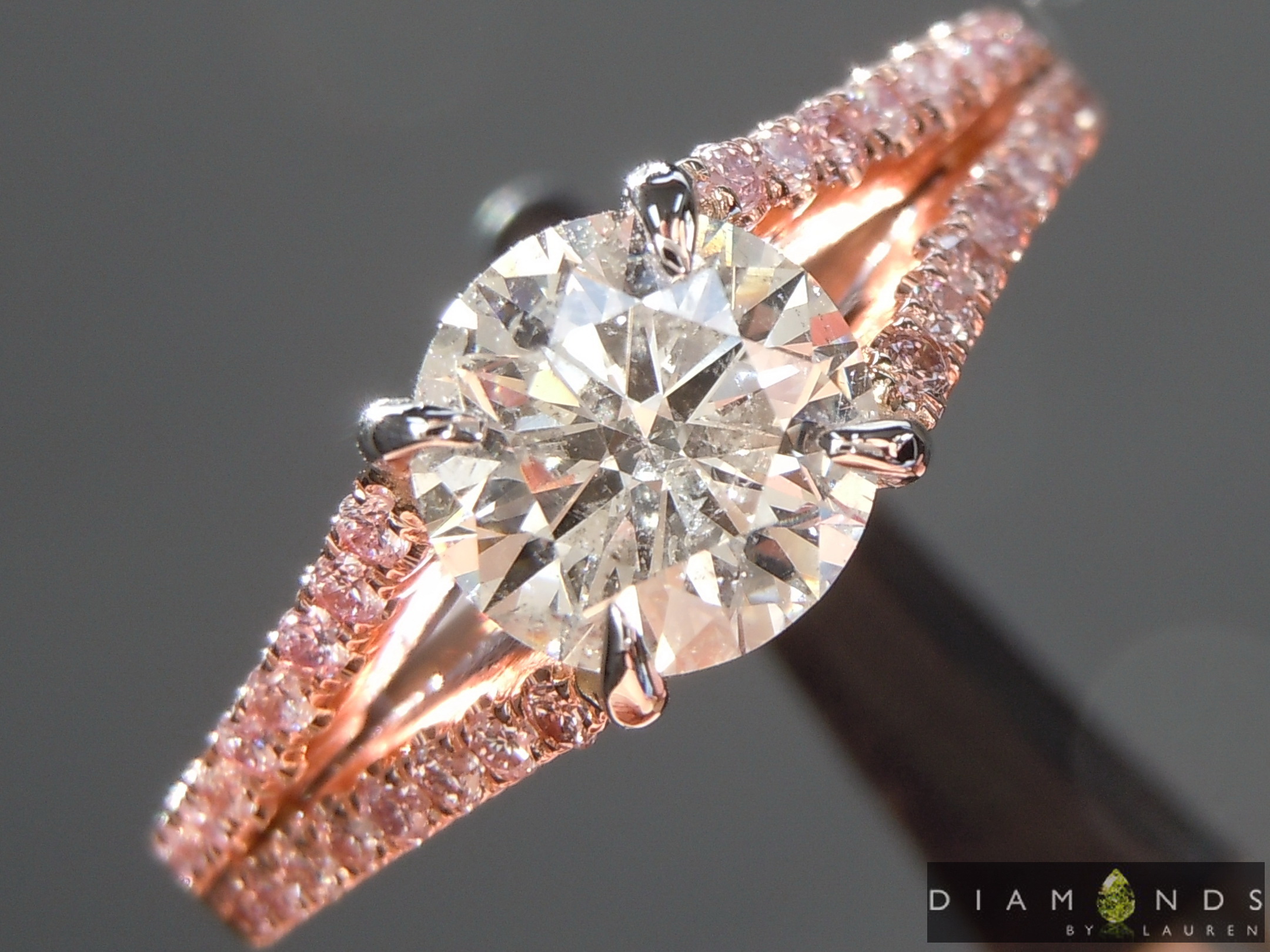 pink diamond ring