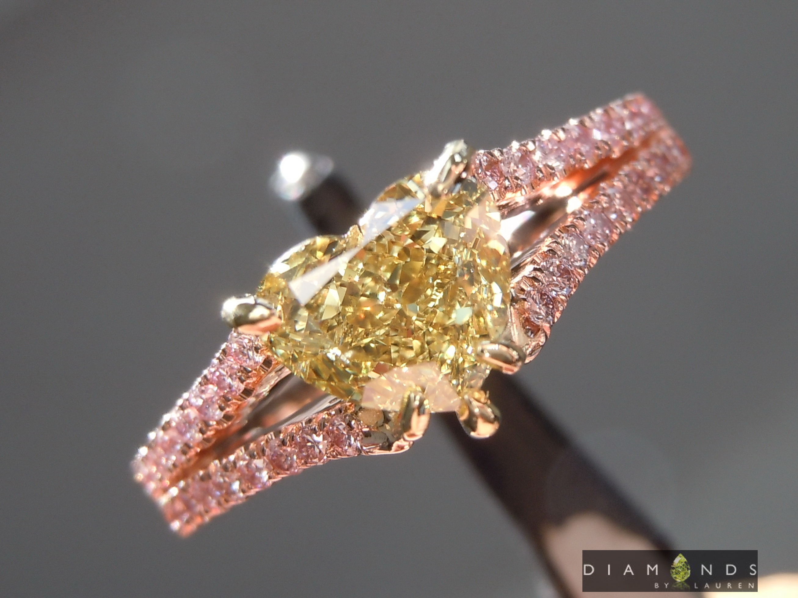 yellow diamond ring