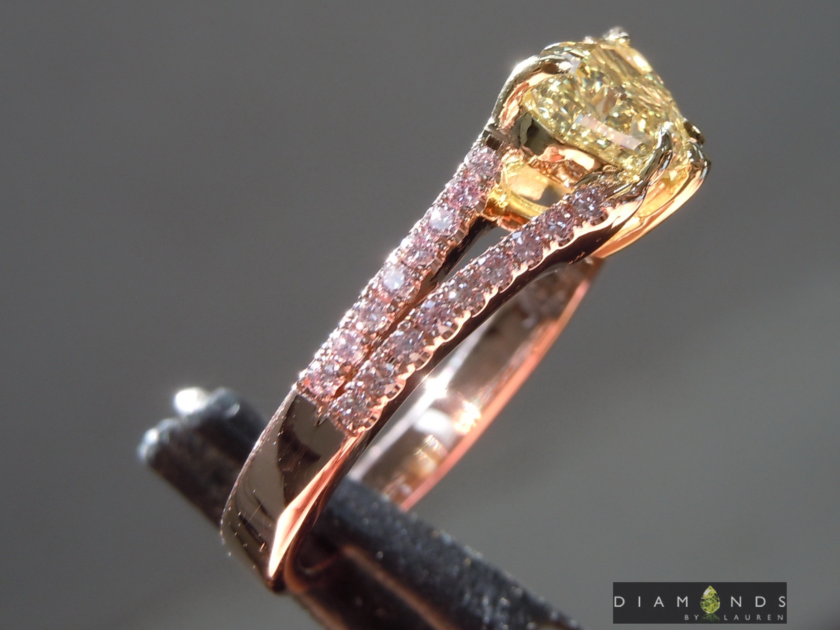 pink diamond ring