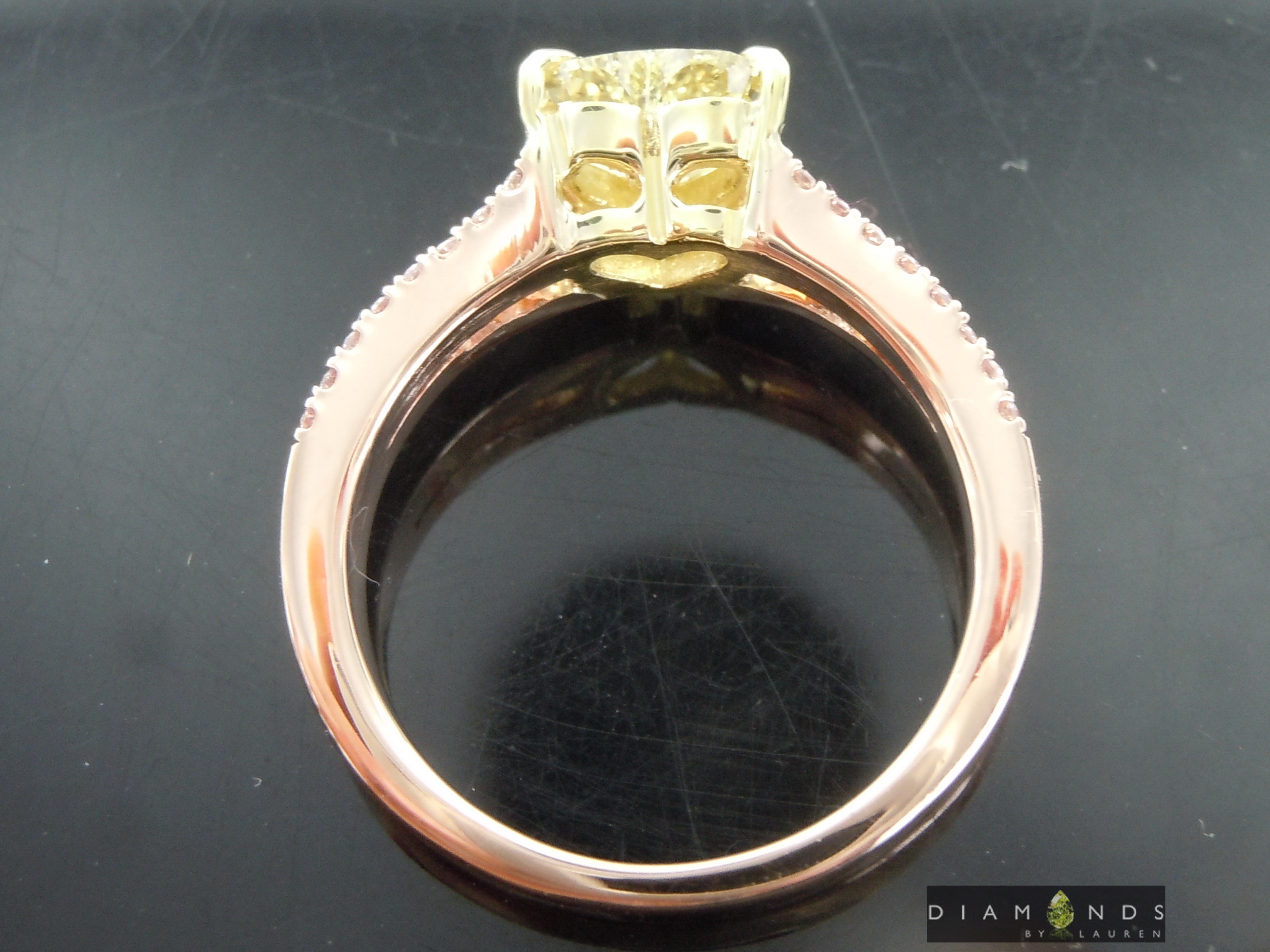 canary diamond ring