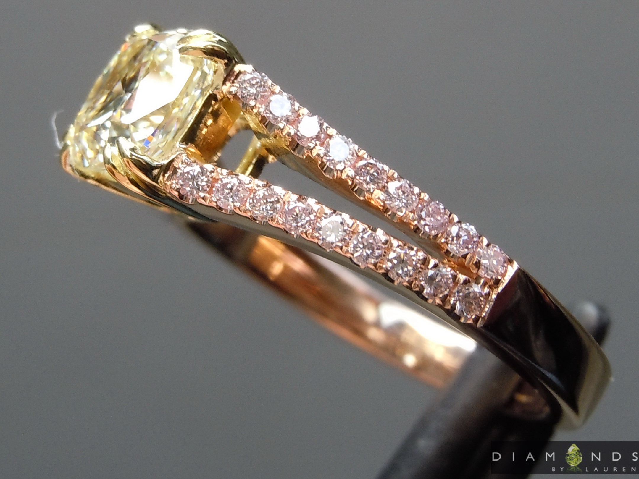 pink diamond ring