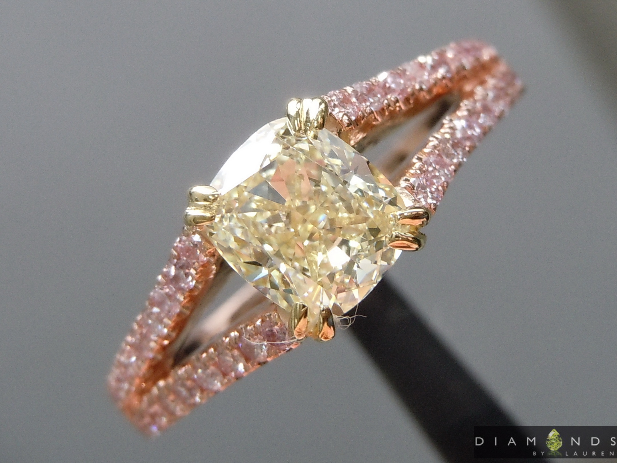 pink diamond ring