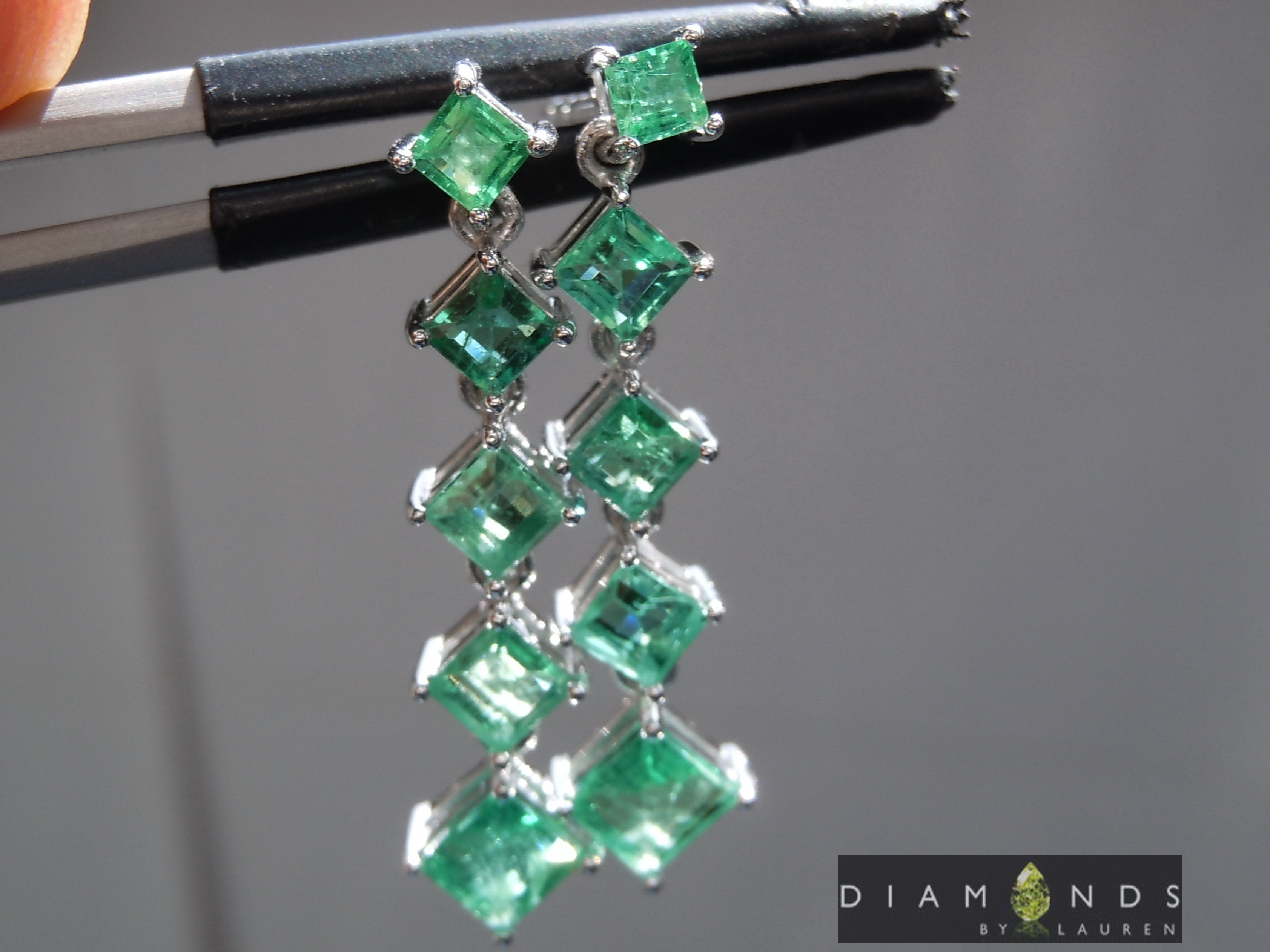 emerald earrings