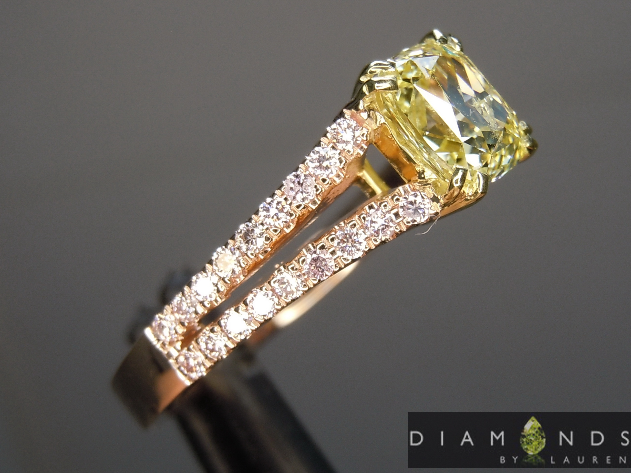 yellow diamond ring