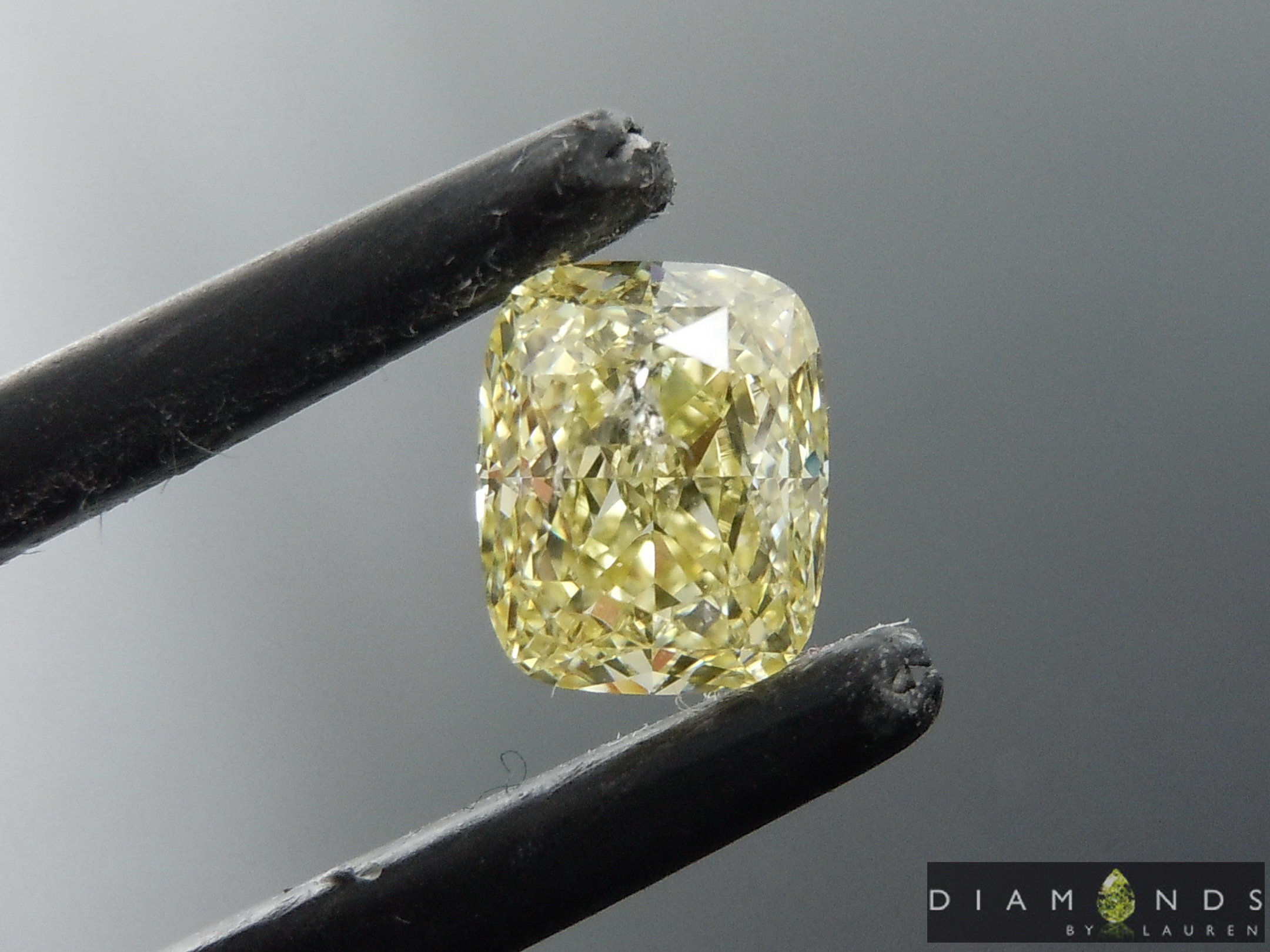 natural yellow diamond ring
