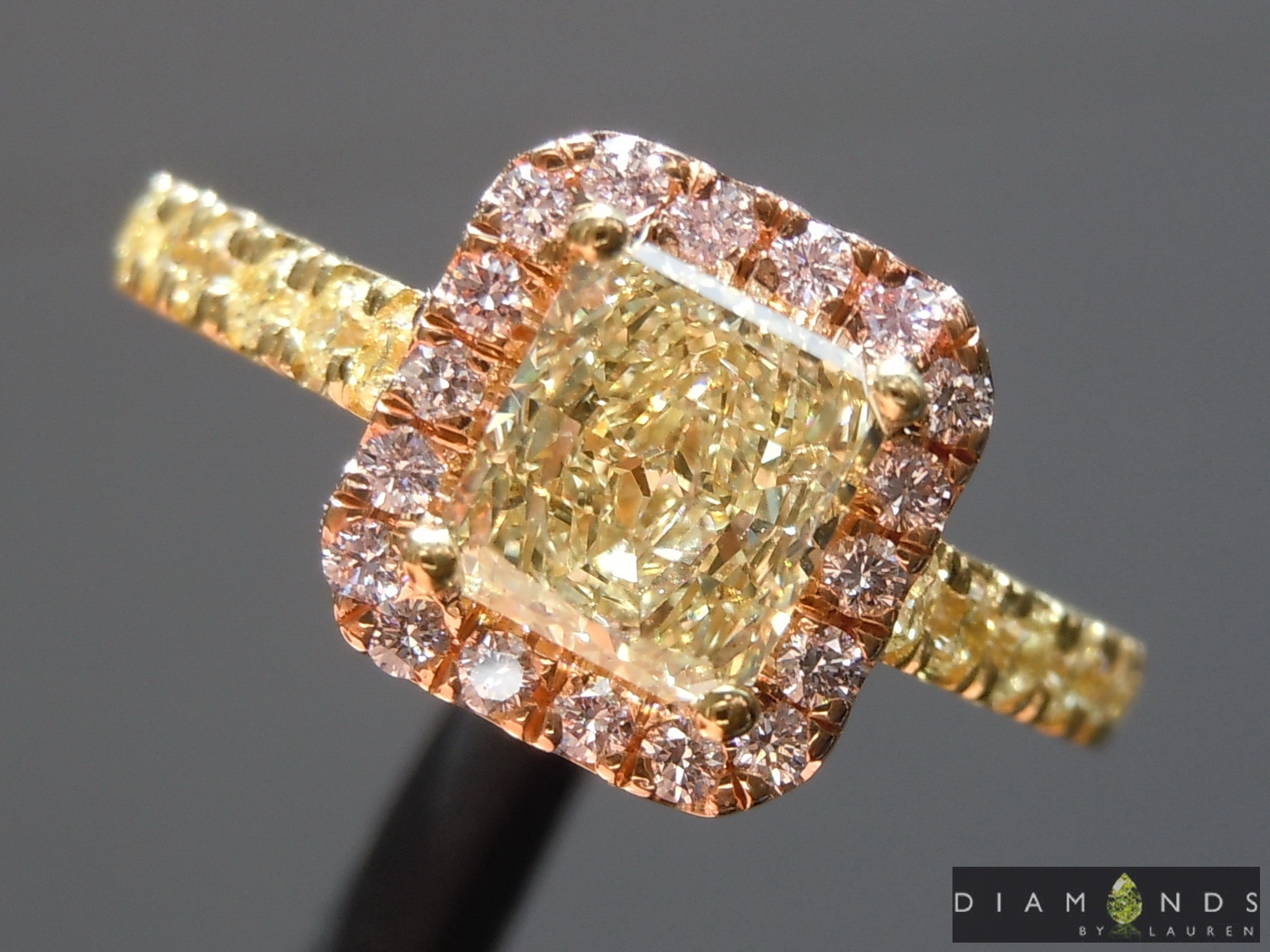 yellow diamond ring