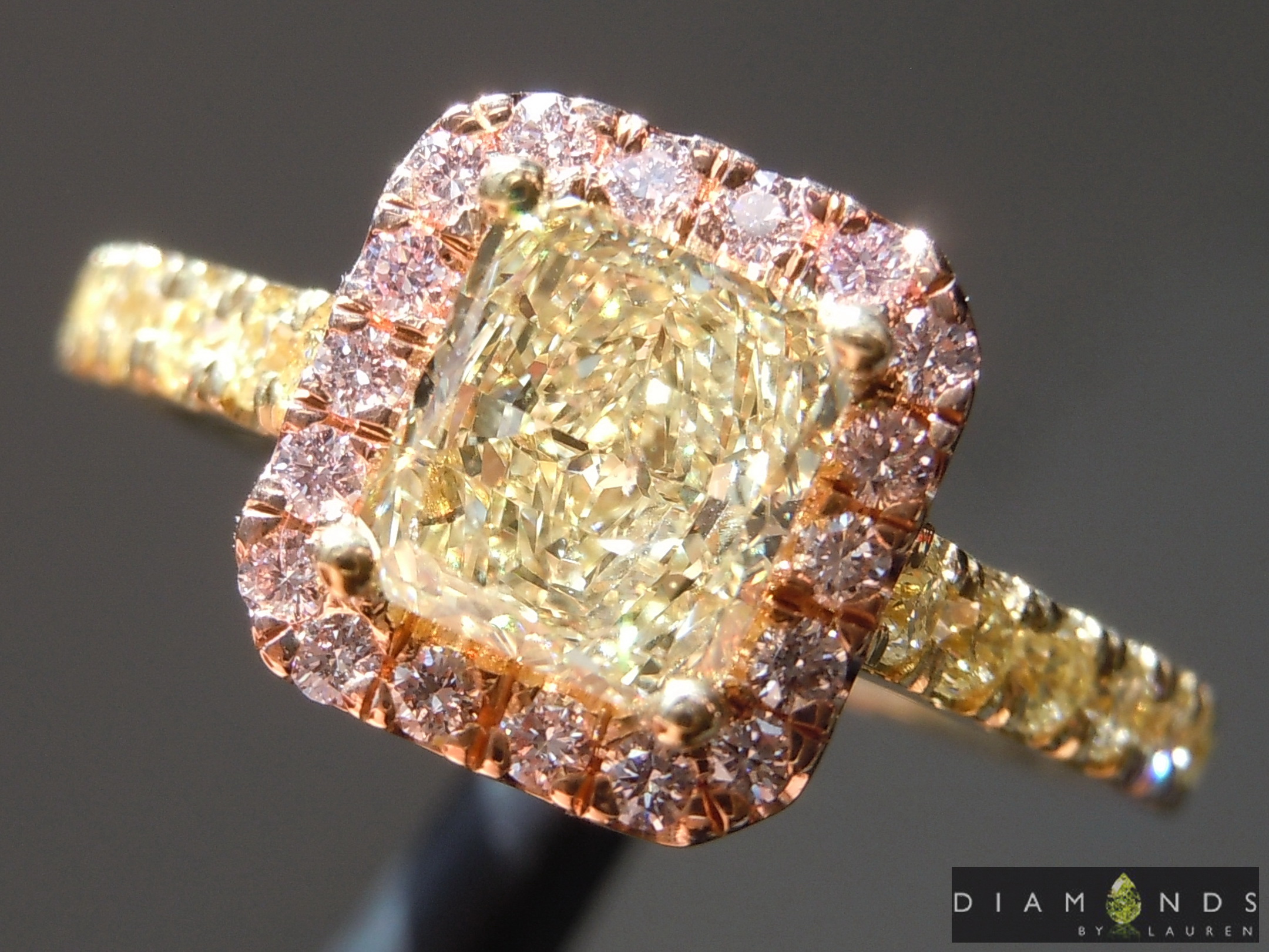 yellow diamond ring