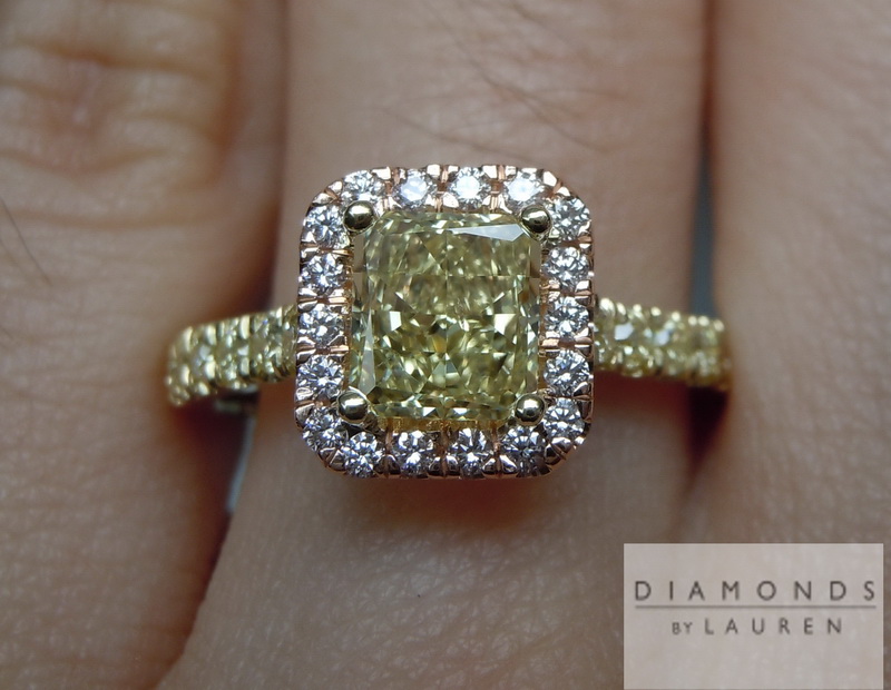 yellow diamond ring