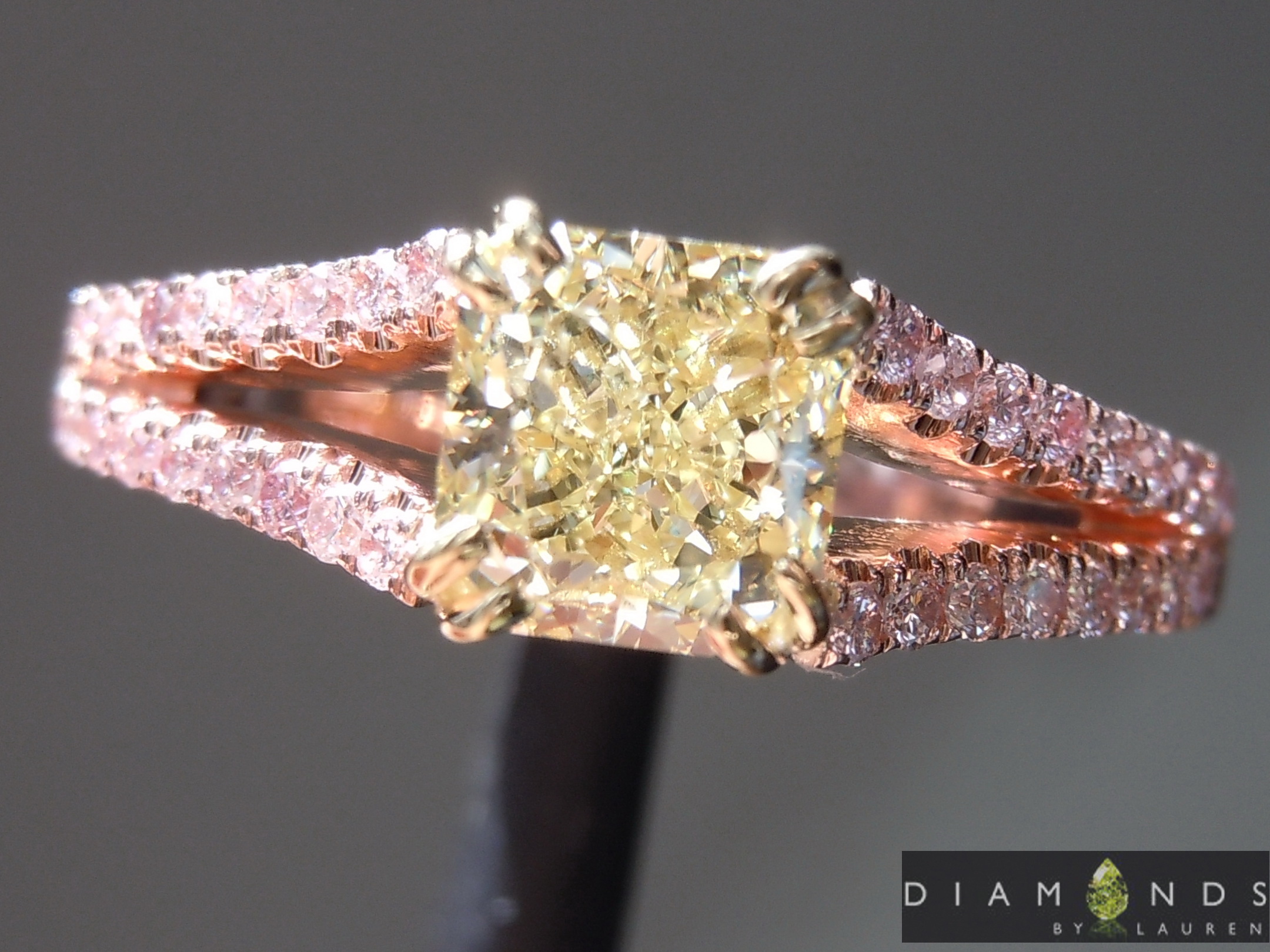 yellow diamond ring