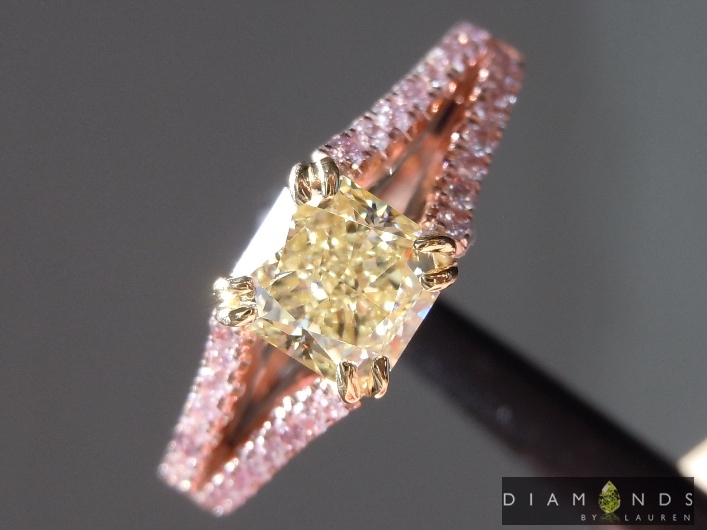 canary diamond ring