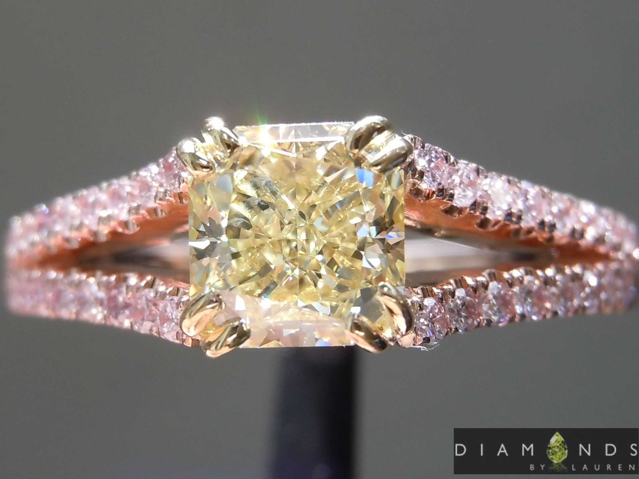 pink diamond ring