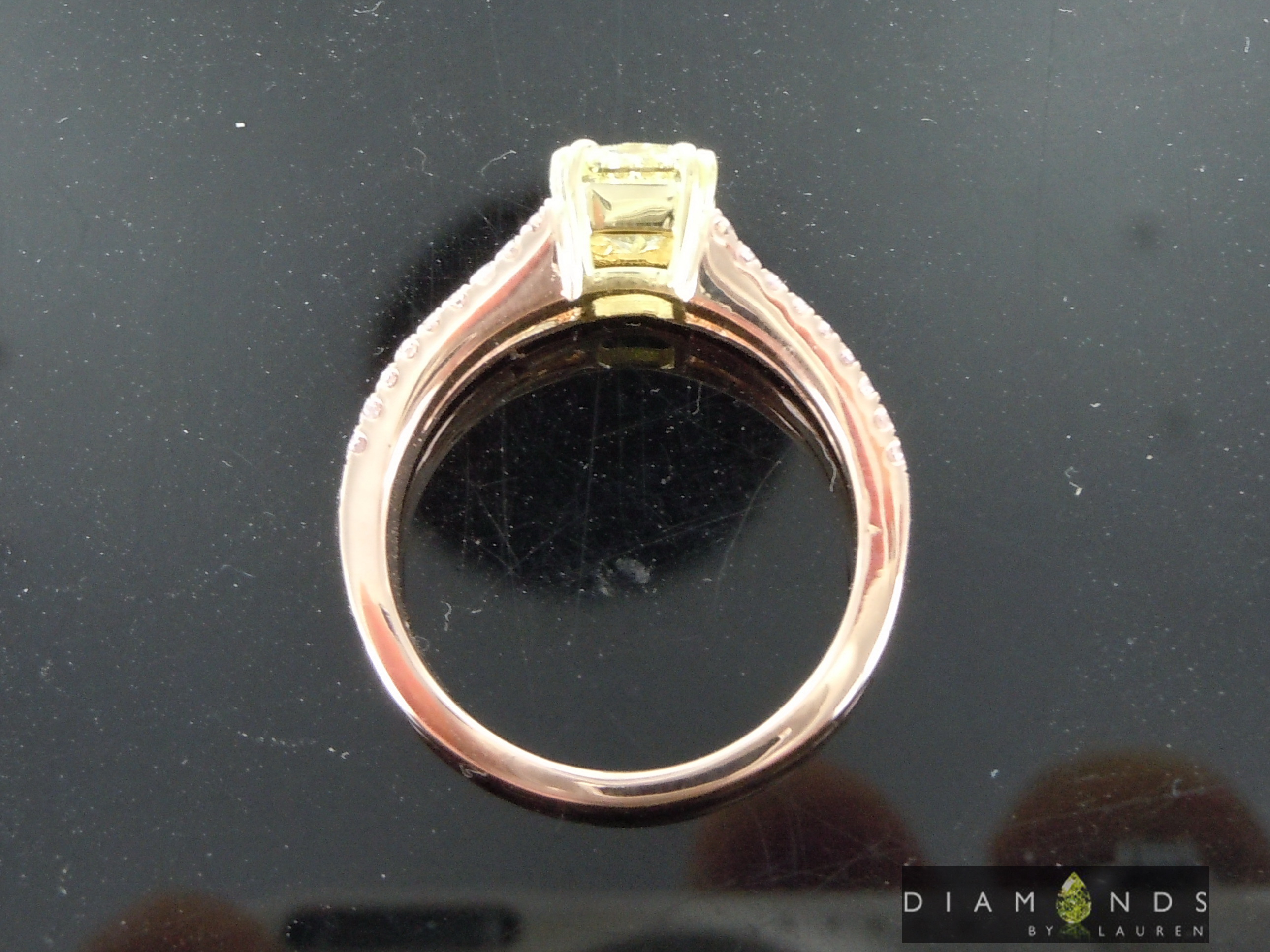 yellow diamond ring