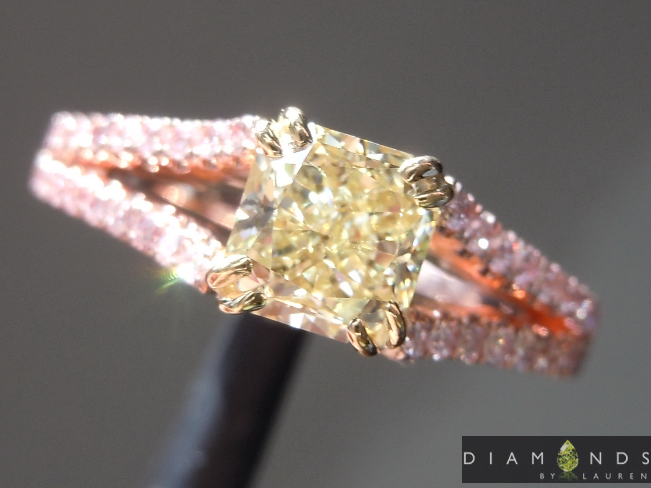 pink diamond ring