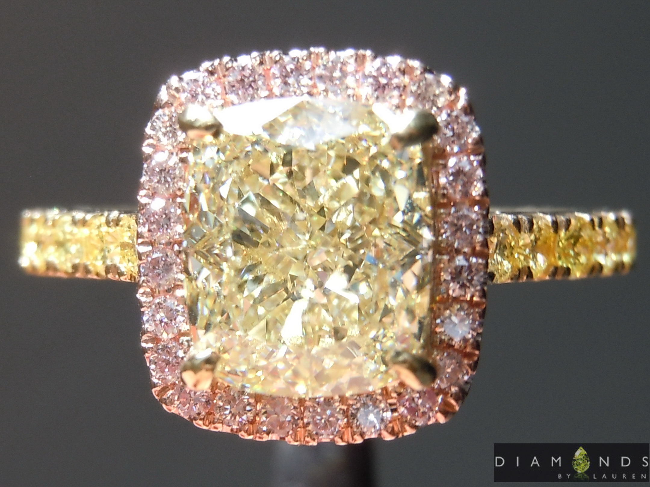 yellow diamond ring